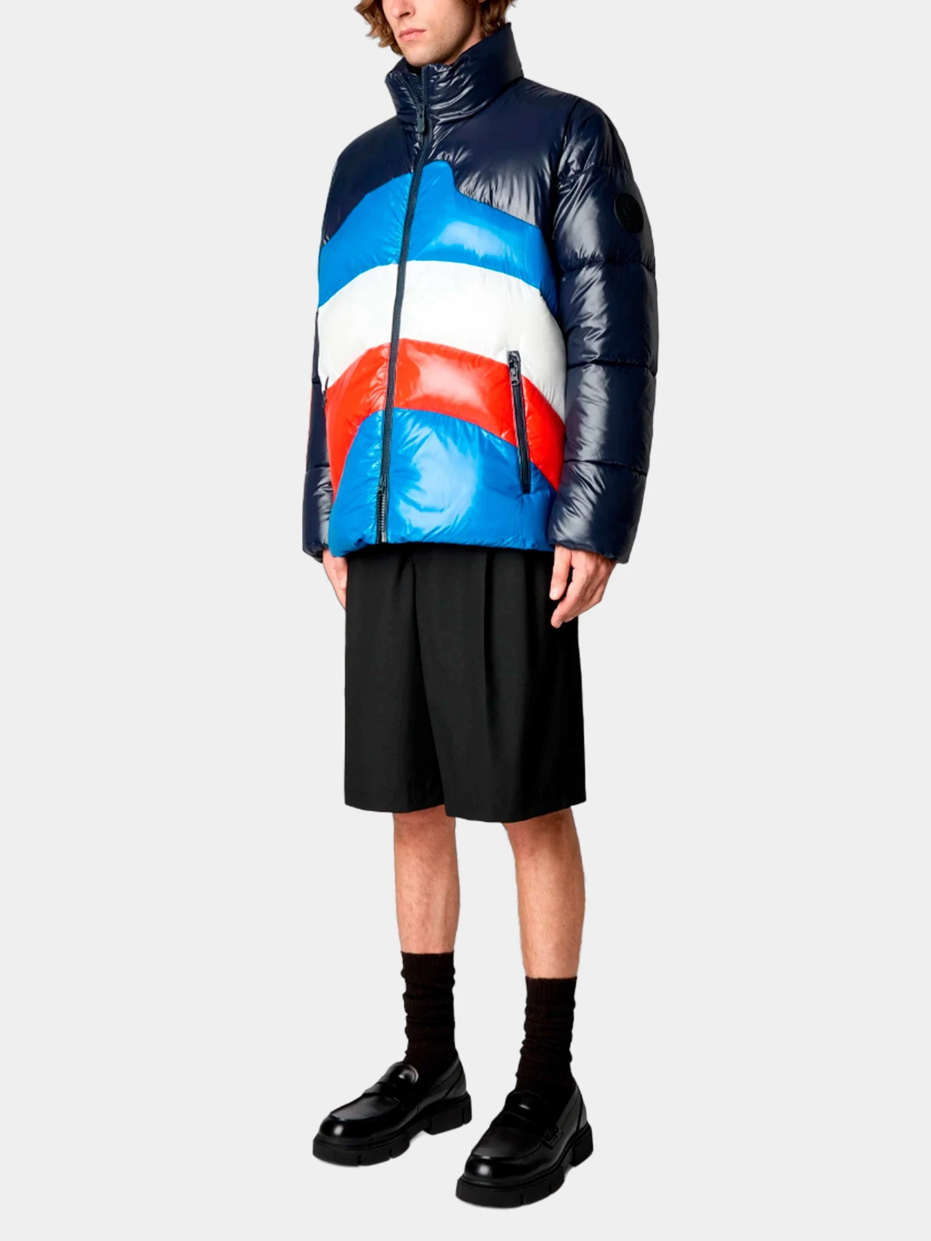 Куртки и дубленки Save the duck модель D31381M-LUCK17-20914-MULTICOLOUR BLUE BLACK+B Куртки и дубленки Save the duck модель D31381M-LUCK17-20914-MULTICOLOUR BLUE BLACK+B Фото