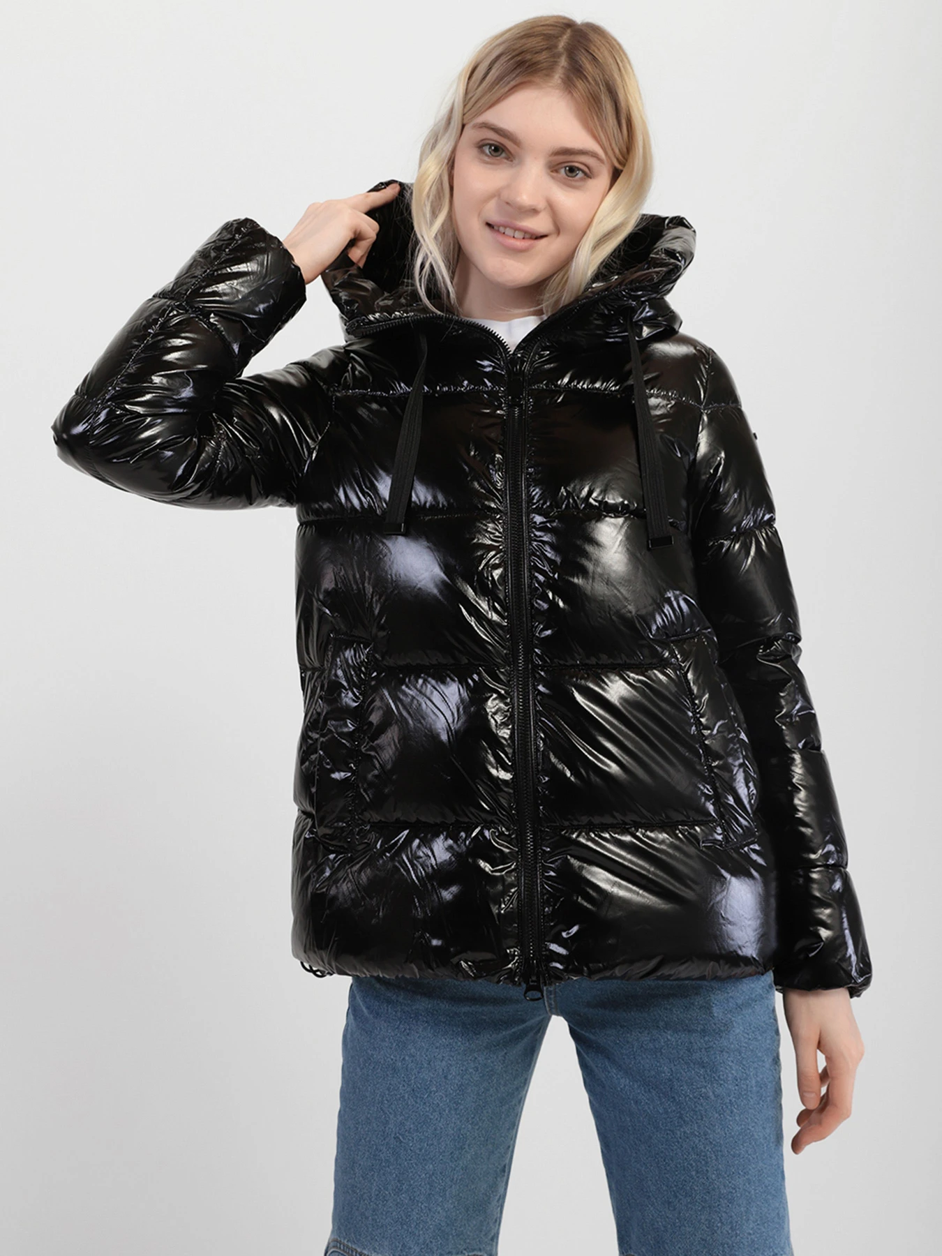 Куртки и дубленки Geox модель W1428P-T2886-F9000 Куртки и дубленки Geox модель W1428P-T2886-F9000 Фото