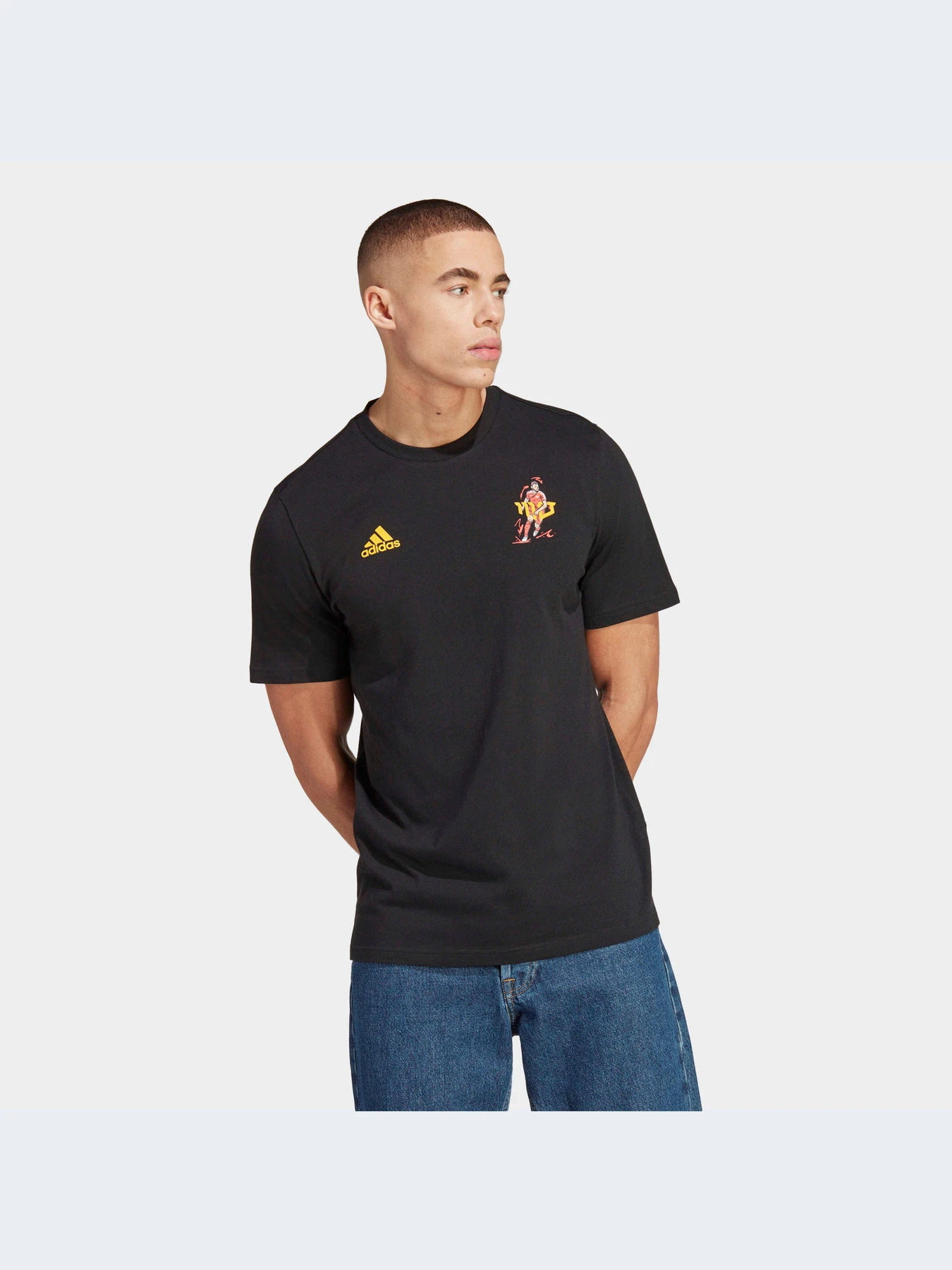 Футболки и поло Adidas Graphics модель HT5185-KZ Футболки и поло Adidas Graphics модель HT5185-KZ Фото