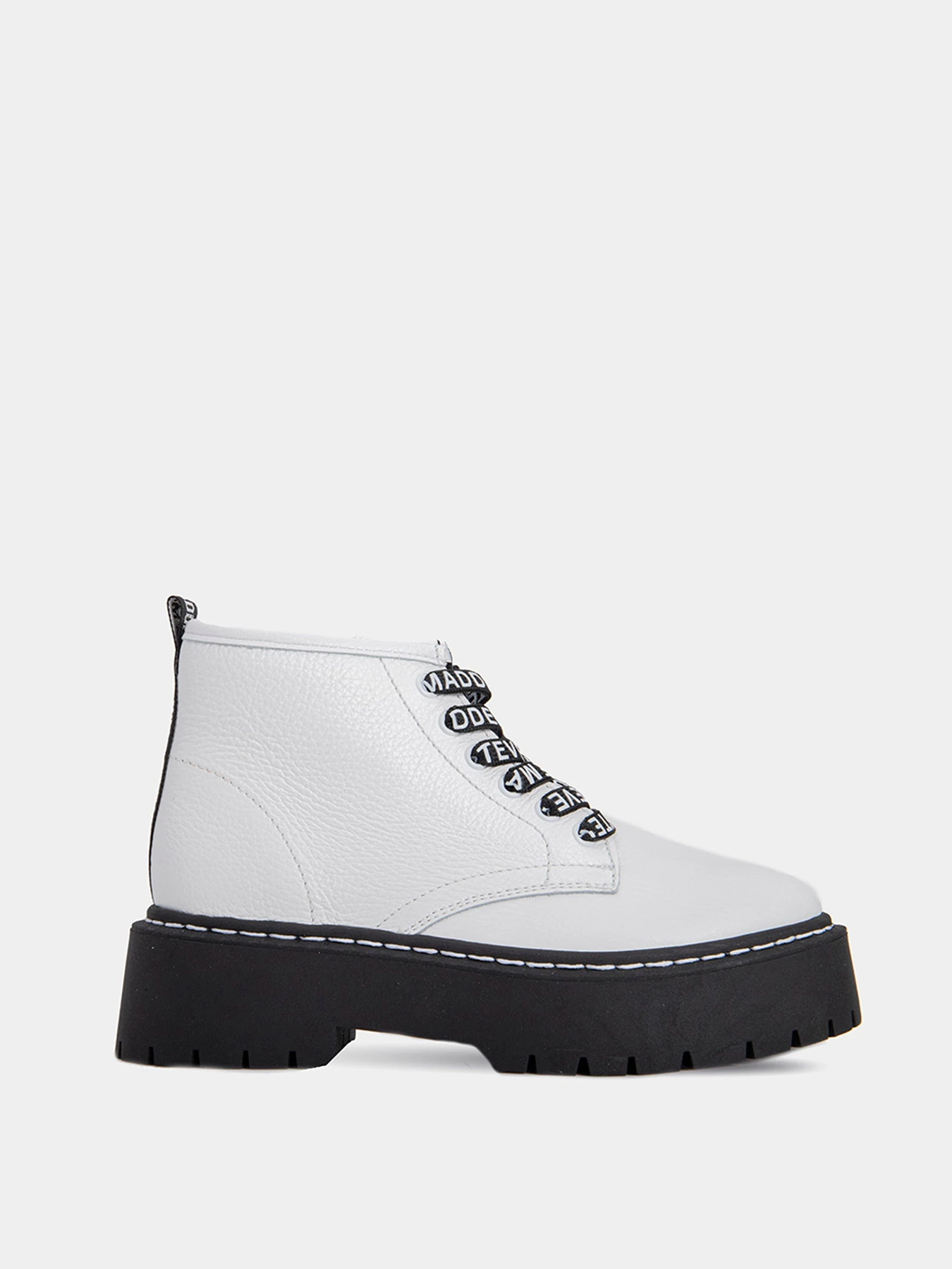 Ботинки и сапоги Steve Madden модель SM11001214-WHITE LEATHER Ботинки и сапоги Steve Madden модель SM11001214-WHITE LEATHER Фото