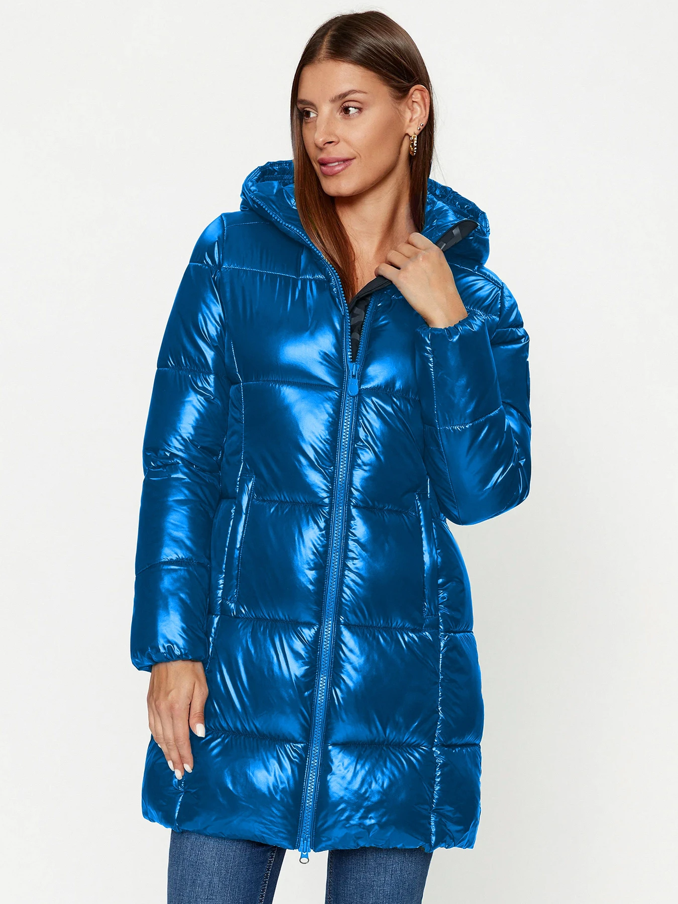 Куртки и дубленки Save the duck модель D45650W-LUCK17-90058-BLUE BERRY Куртки и дубленки Save the duck модель D45650W-LUCK17-90058-BLUE BERRY Фото