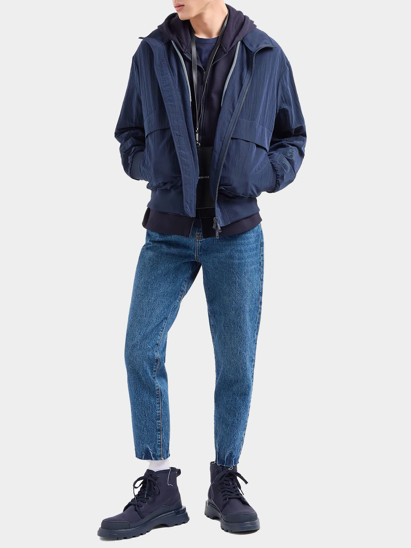 Худи и свитшоты Armani Exchange модель 3DZMHS-ZJGGZ-15CX Худи и свитшоты Armani Exchange модель 3DZMHS-ZJGGZ-15CX Фото