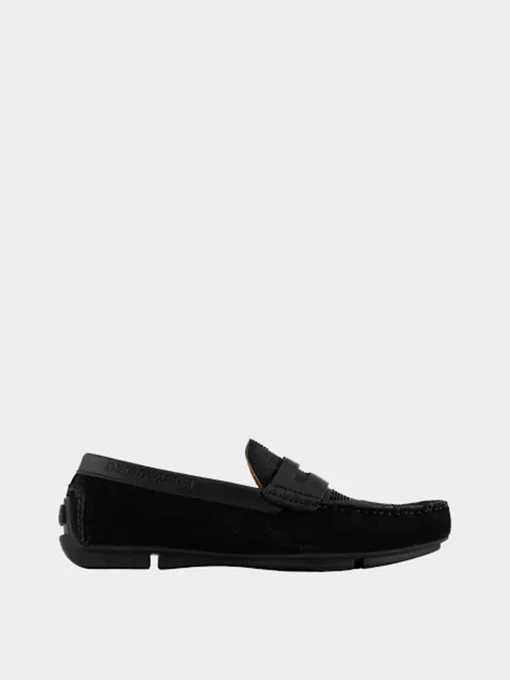 Слипоны и мокасины Emporio Armani модель X4B146-XN784-K001 Фото