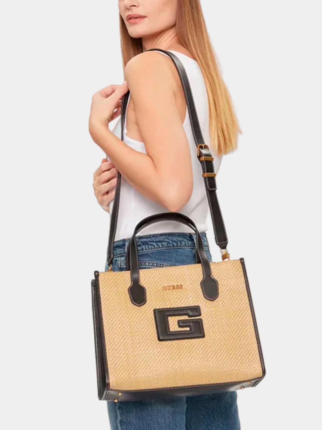 Сумки GUESS модель HWWA91-98220-NTB Сумки GUESS модель HWWA91-98220-NTB Фото