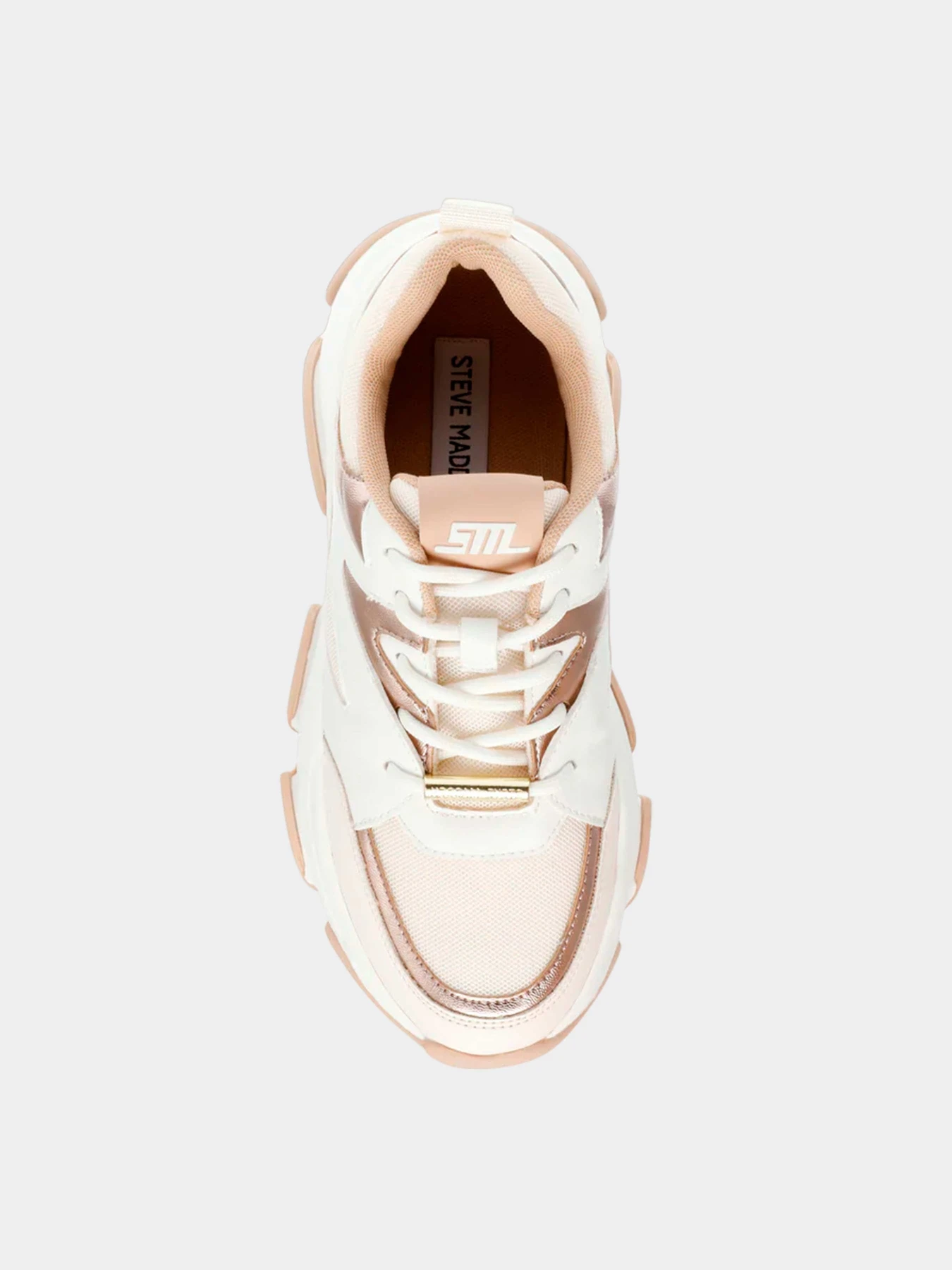 Кроссовки Steve Madden модель SM19000096 CREAM ROSE GLD Кроссовки Steve Madden модель SM19000096 CREAM ROSE GLD Фото