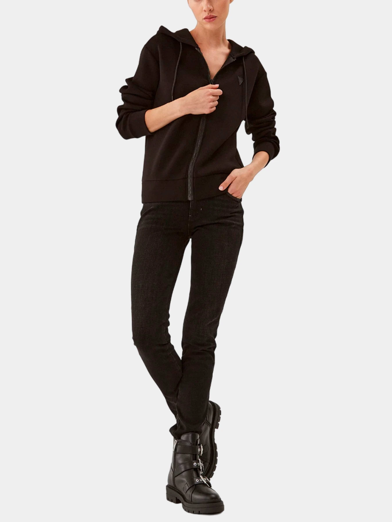 Худи и свитшоты GUESS модель V3RQ11-K7UW2-JBLK Худи и свитшоты GUESS модель V3RQ11-K7UW2-JBLK Фото