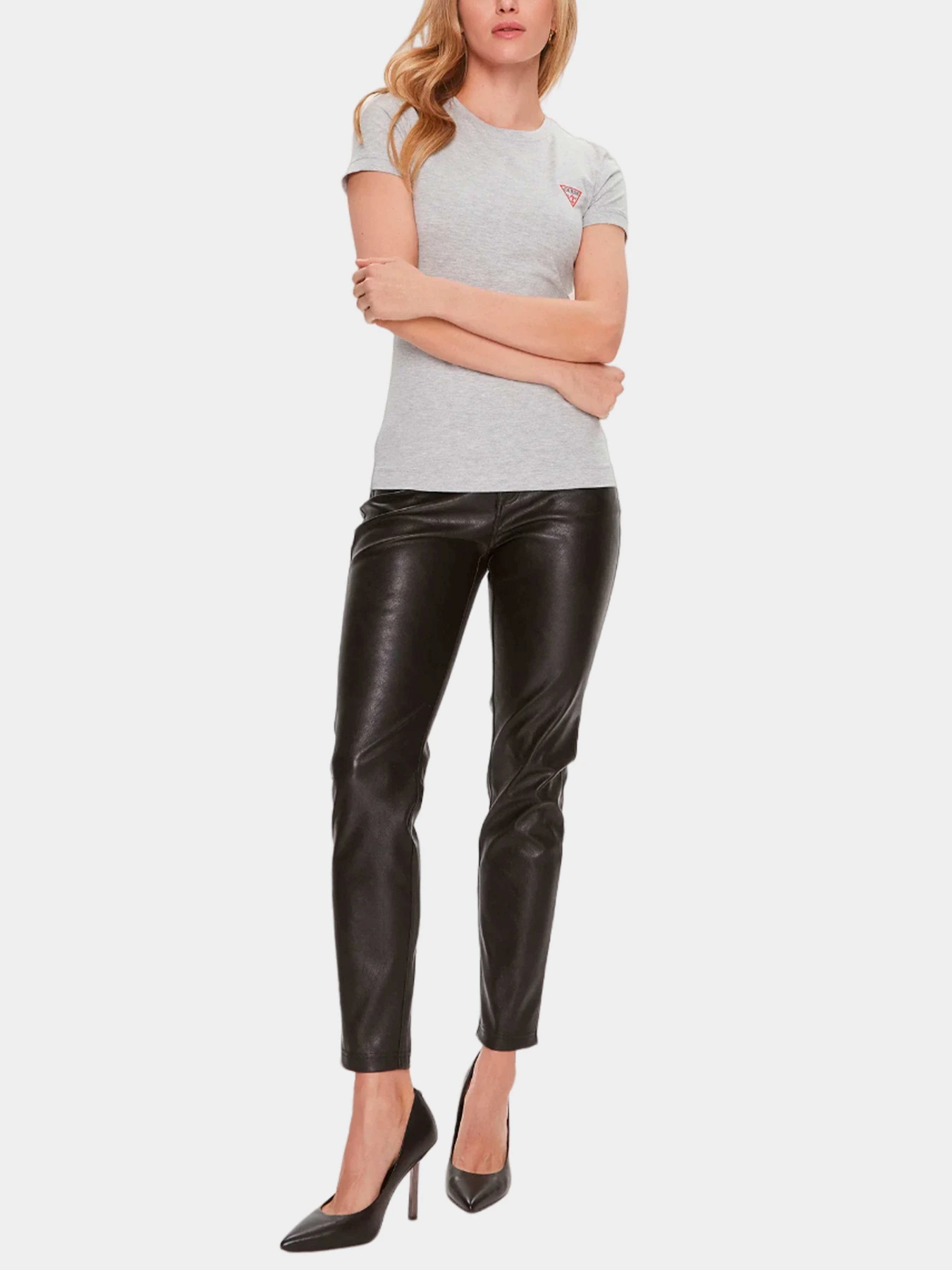 Футболки и поло GUESS модель W2YI44-J1314-LMGY Футболки и поло GUESS модель W2YI44-J1314-LMGY Фото