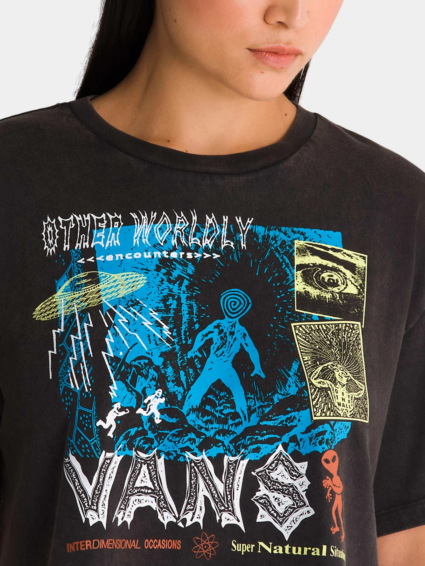 Футболки и поло Vans модель VN000GB6BLK1 Футболки и поло Vans модель VN000GB6BLK1 Фото