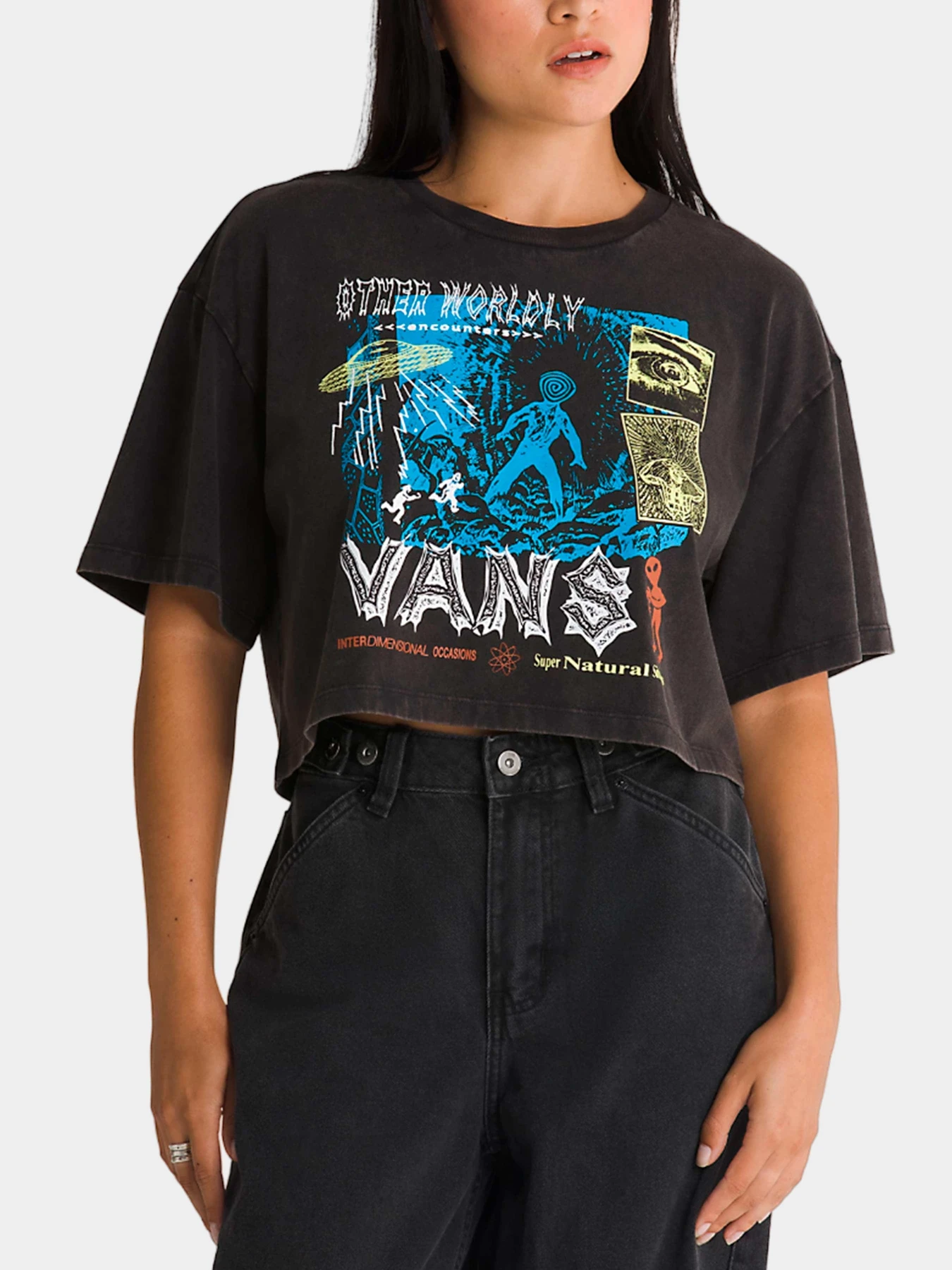 Футболки и поло Vans модель VN000GB6BLK1 Футболки и поло Vans модель VN000GB6BLK1 Фото