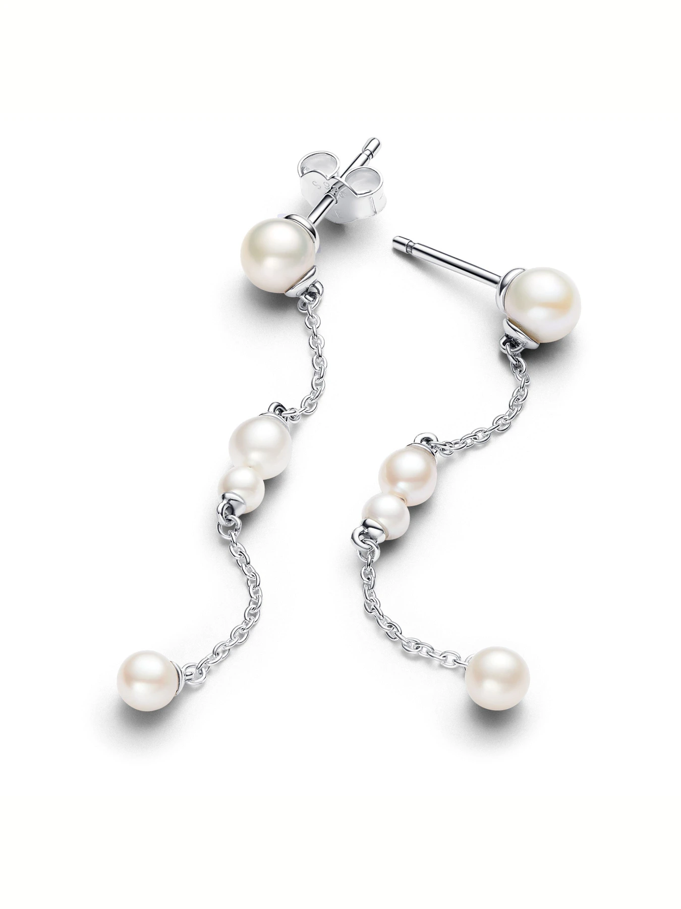 Серьги-подвески PANDORA Moments модель 293152C01 Серьги-подвески PANDORA Moments модель 293152C01 Фото