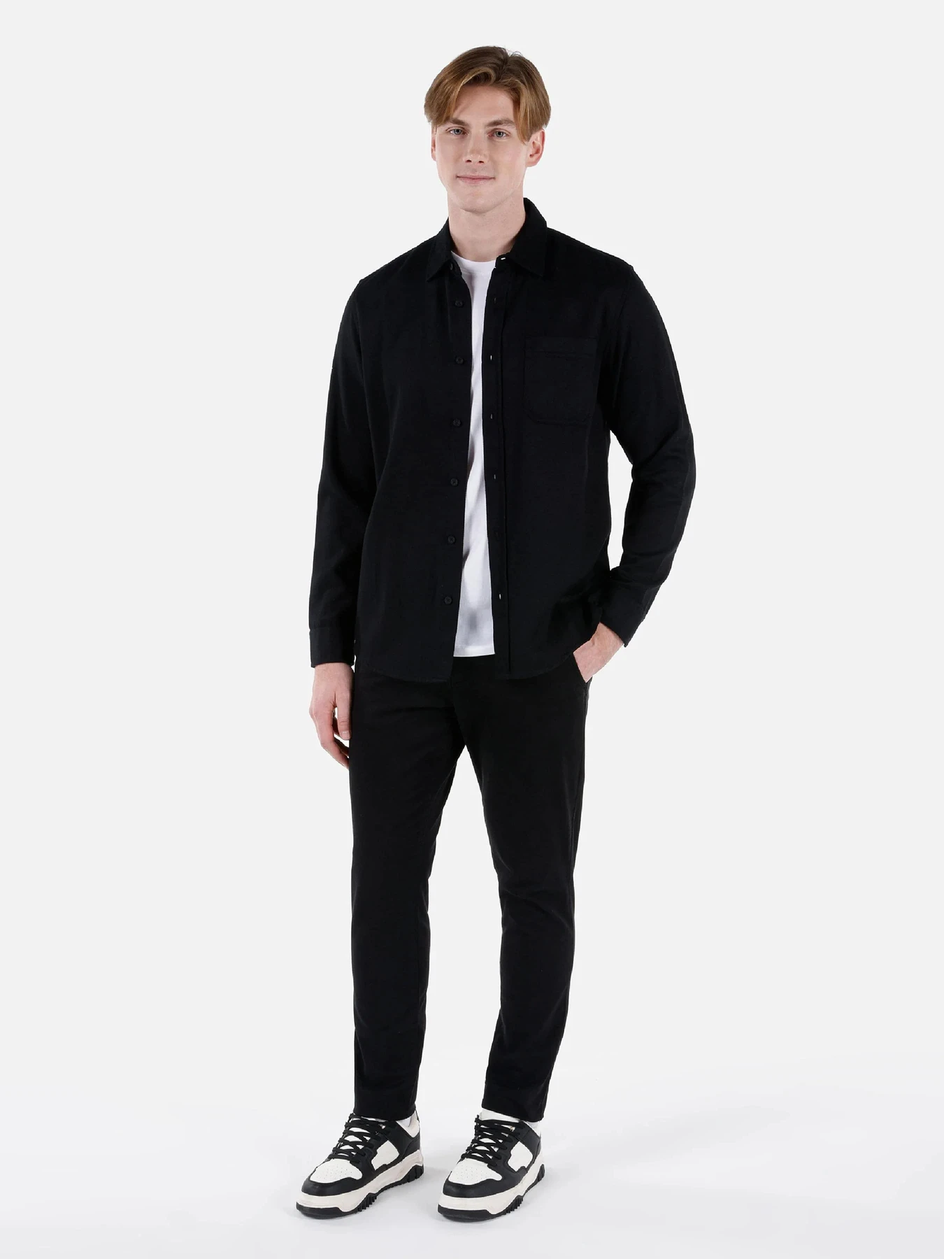 Рубашки Colin’s модель CL1066931_BLK Рубашки Colin’s модель CL1066931_BLK Фото
