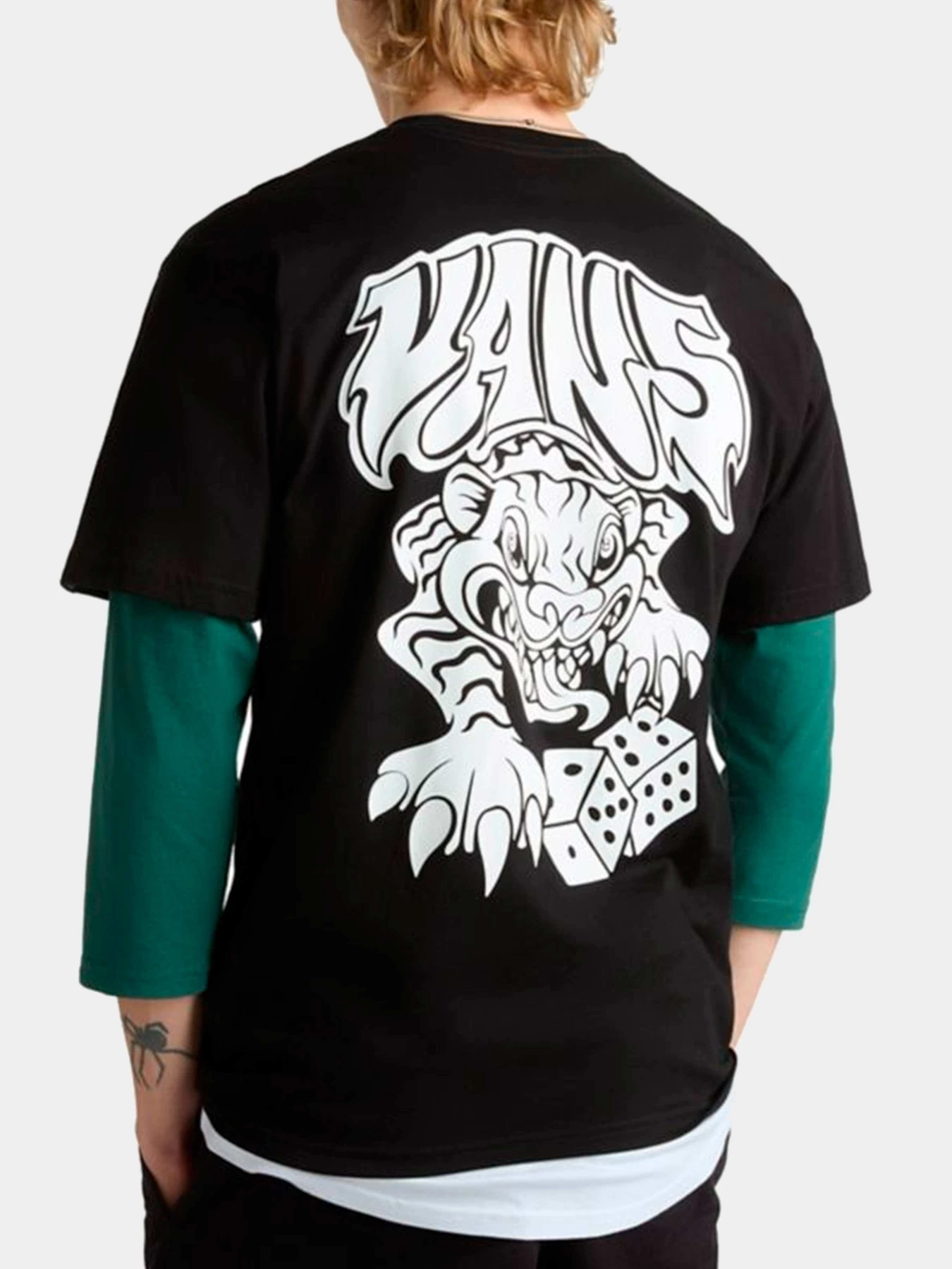 Футболки и поло Vans модель VN000G4NBLK1 Футболки и поло Vans модель VN000G4NBLK1 Фото