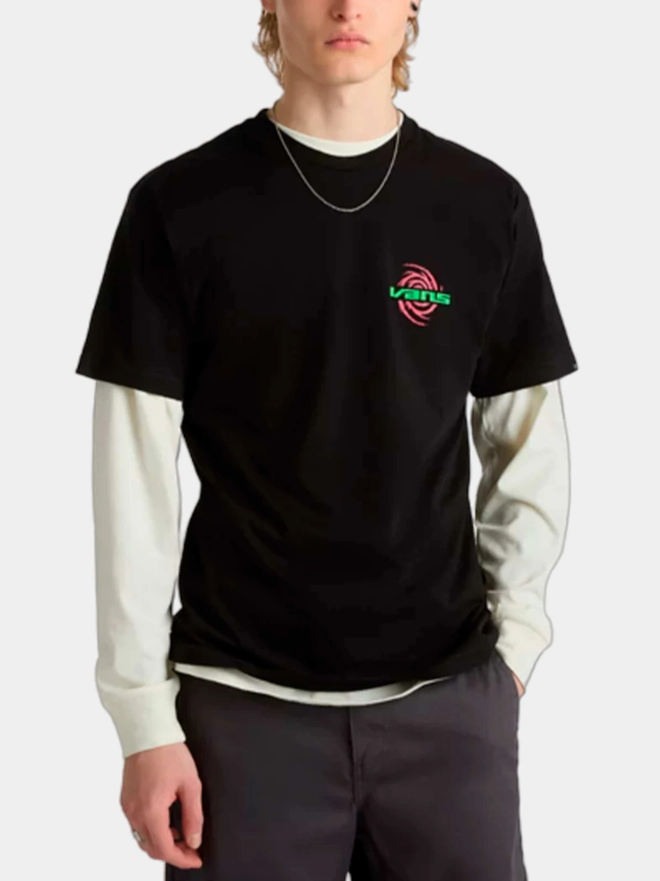Футболки и поло Vans модель VN000G44BLK1 Футболки и поло Vans модель VN000G44BLK1 Фото