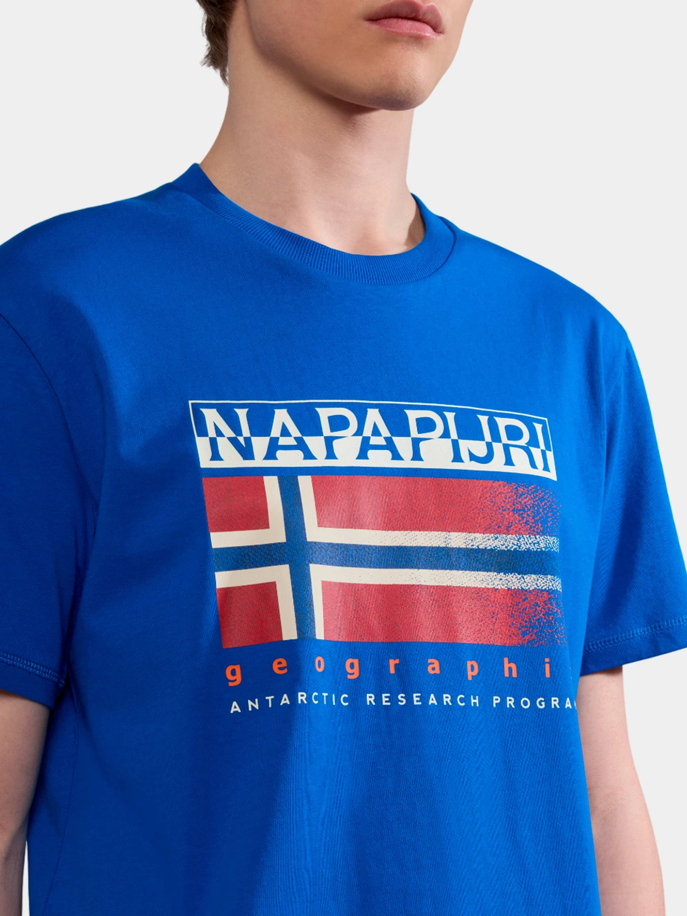 Футболки и поло Napapijri модель NP0A4HQR_B2L Футболки и поло Napapijri модель NP0A4HQR_B2L Фото