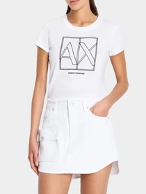 Футболкалар мен поло жейделер Armani Exchange үлгі 3DYT38-YJ8QZ-1000 Фото