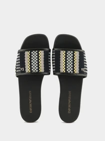 Шлёпанцы Emporio Armani модель X3P825-XR137-D175 Фото