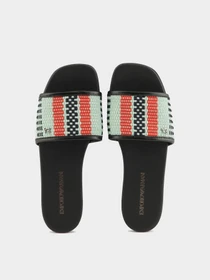 Шлёпанцы Emporio Armani модель X3P825-XR137-D176 Фото