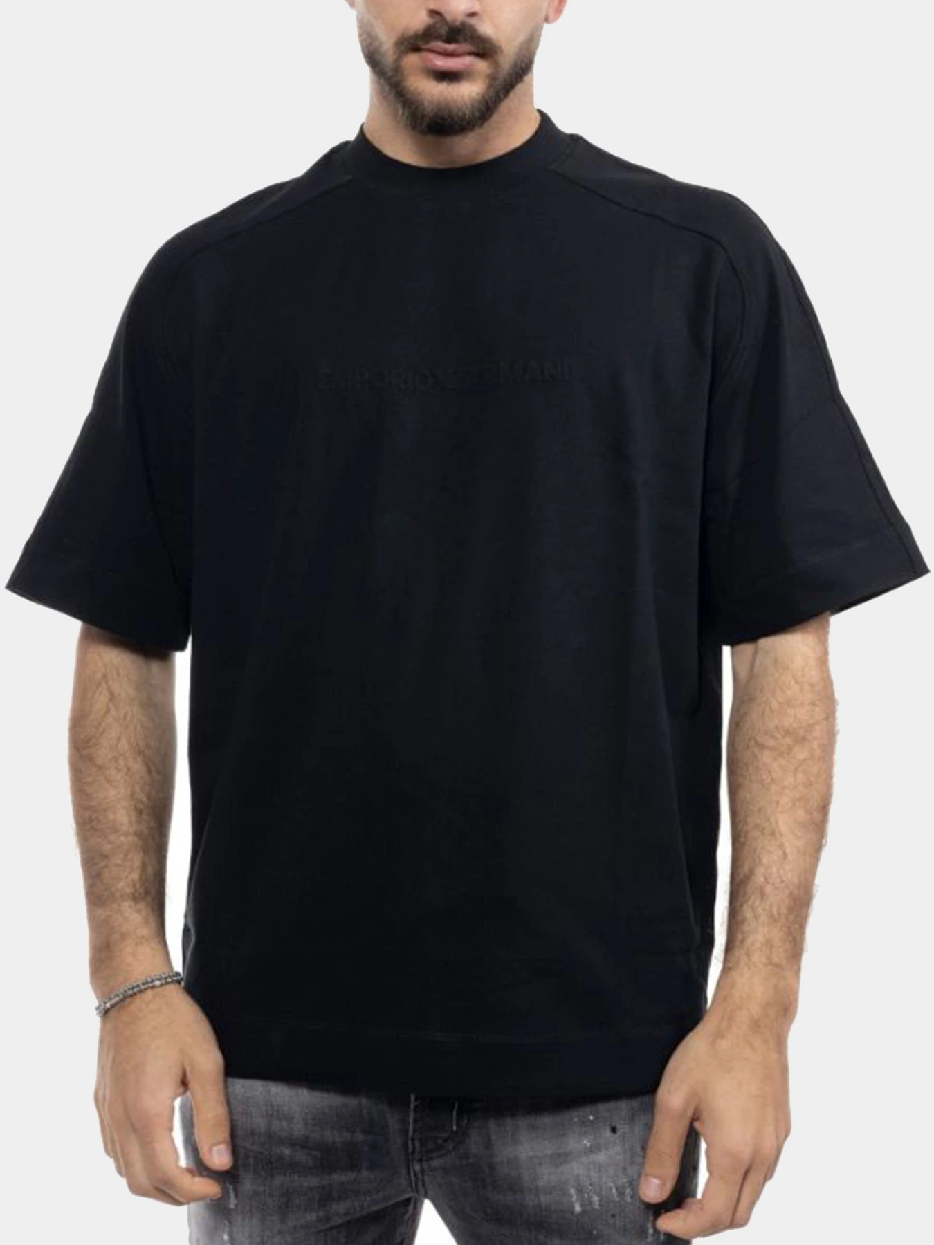 Футболки и поло Emporio Armani модель 3D1T76-1JWZZ-0999 Футболки и поло Emporio Armani модель 3D1T76-1JWZZ-0999 Фото