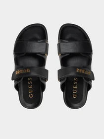 Шлёпанцы GUESS модель FLJFBU-ELE19-BLACK Фото
