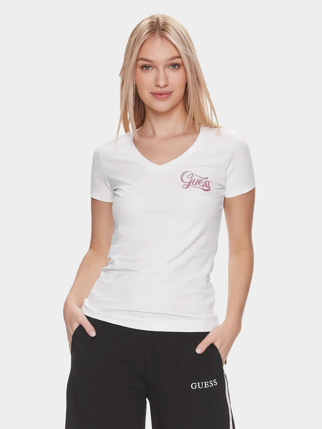 Футболки и поло GUESS модель W4RI55-J1314-G011 Футболки и поло GUESS модель W4RI55-J1314-G011 Фото