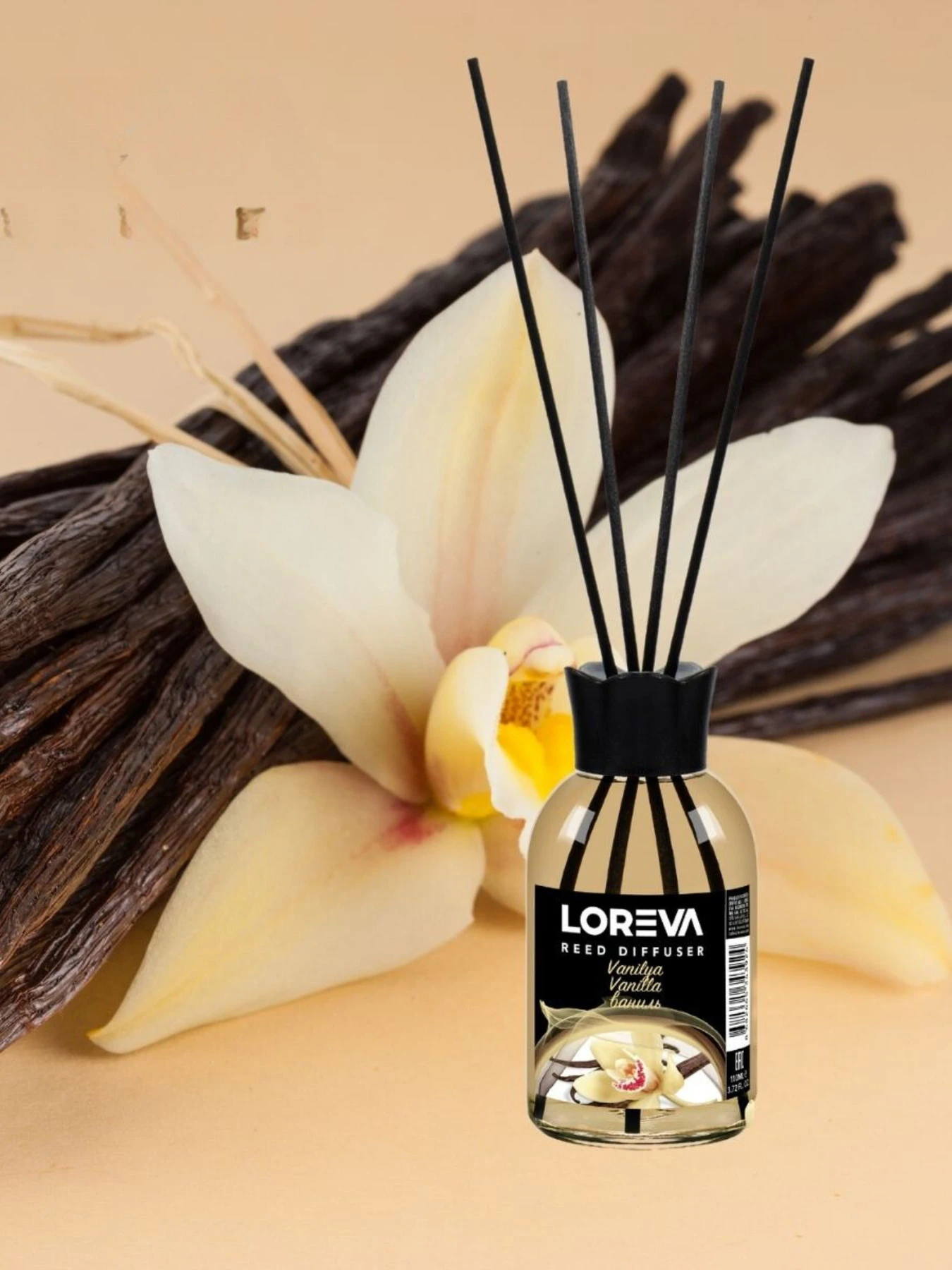 Аромадиффузор для дома Loreva Ваниль 55ml Loreva модель 001-19 Аромадиффузор для дома Loreva Ваниль 55ml Loreva модель 001-19 Фото