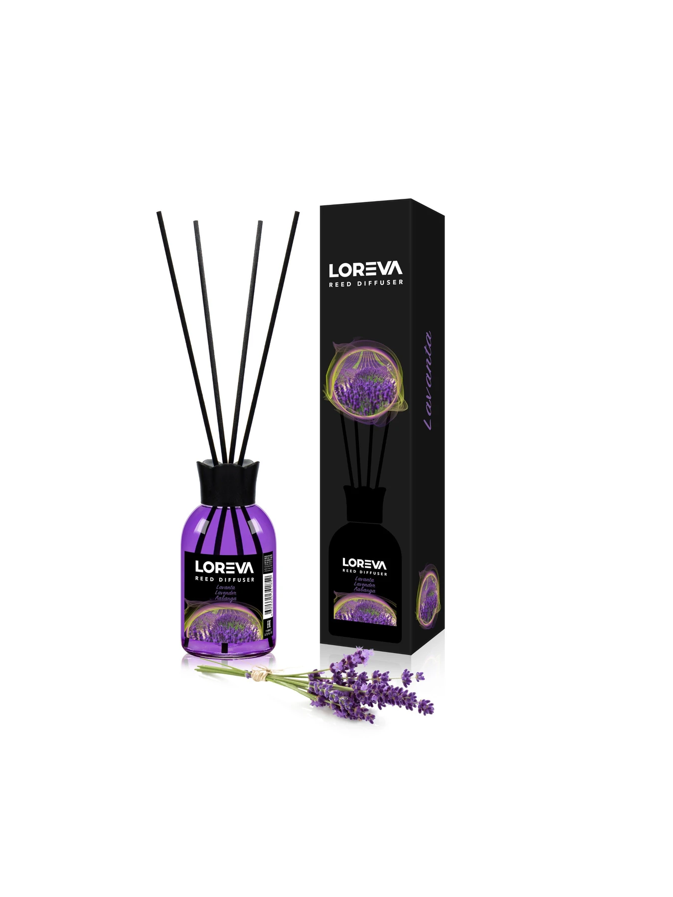 Аромадиффузор для дома Loreva Лаванда 110ml Loreva модель 002-22 Аромадиффузор для дома Loreva Лаванда 110ml Loreva модель 002-22 Фото