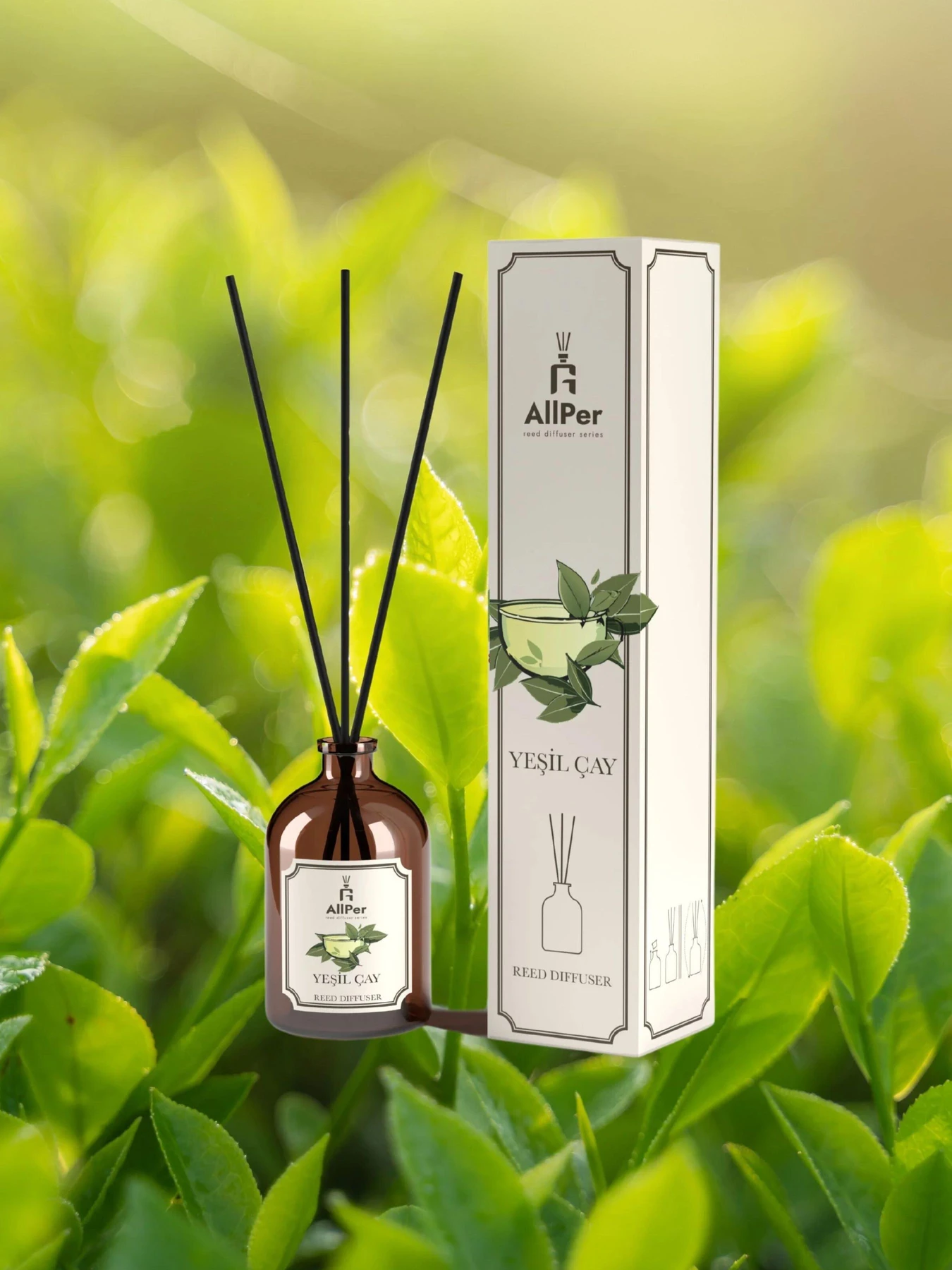 Аромадиффузор для дома Allper Зеленый чай 40ml Allper модель 003-02 Аромадиффузор для дома Allper Зеленый чай 40ml Allper модель 003-02 Фото