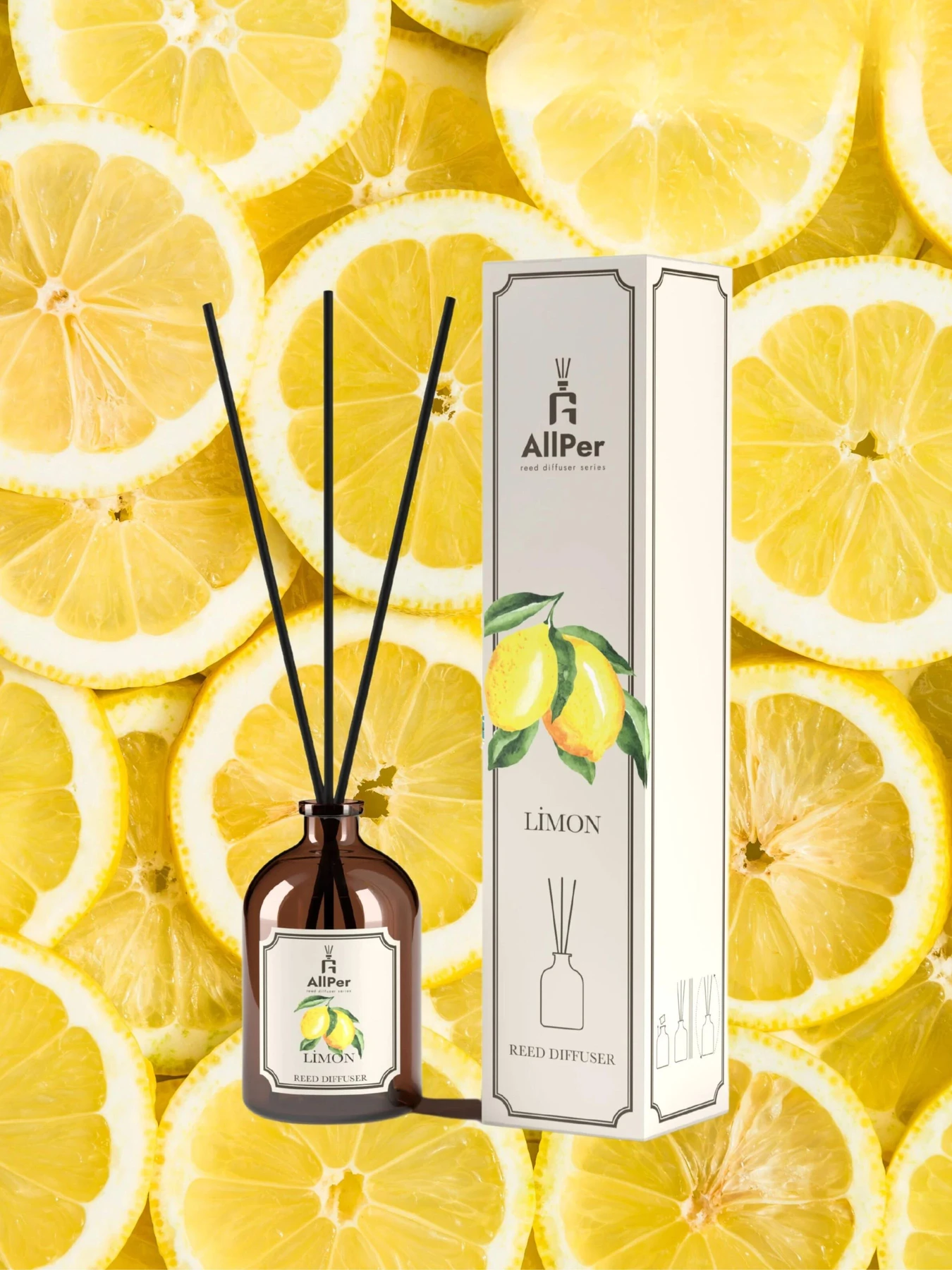 Аромадиффузор для дома Allper Лимон 40ml Allper модель 003-03 Аромадиффузор для дома Allper Лимон 40ml Allper модель 003-03 Фото