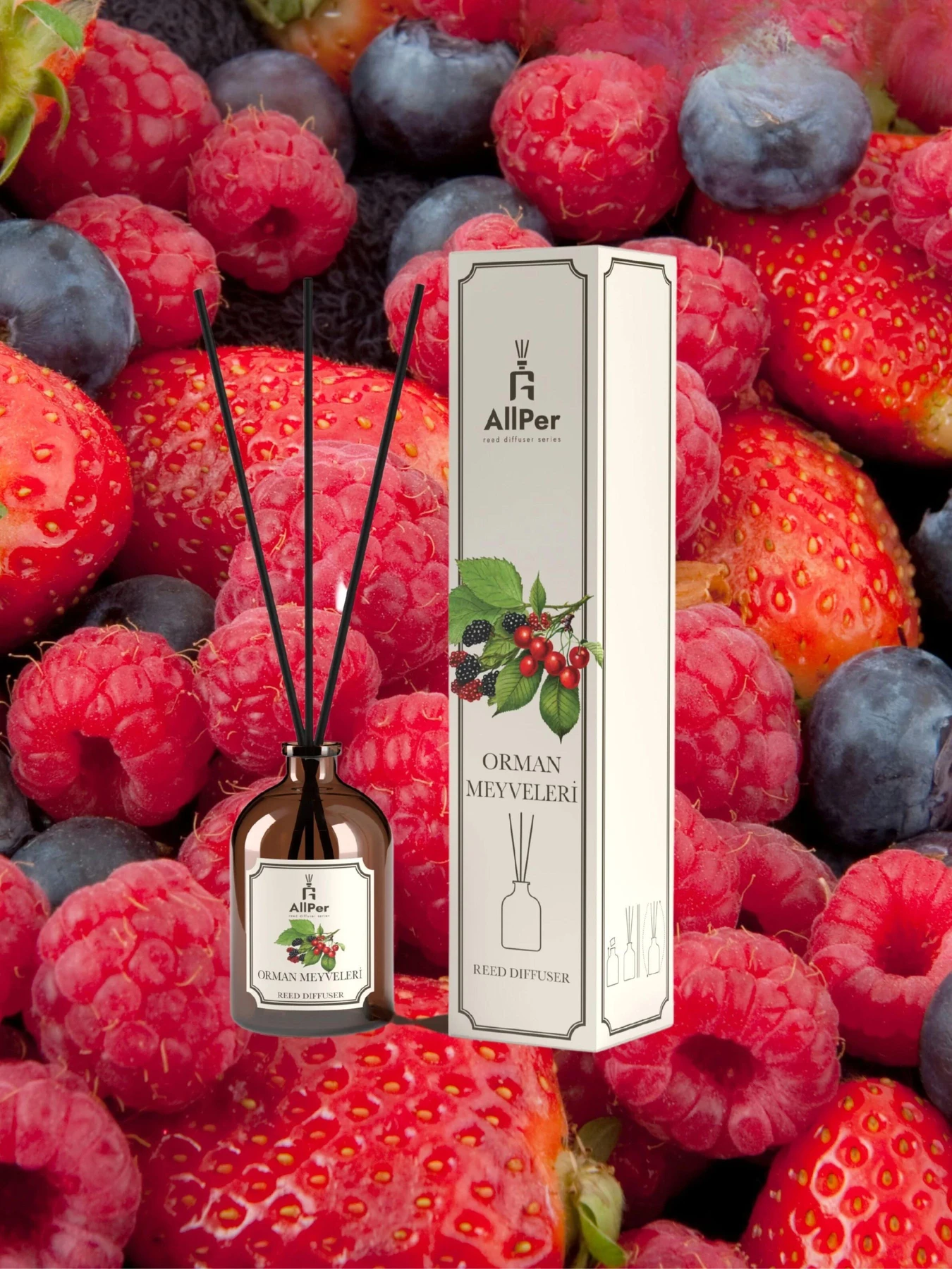 Аромадиффузор для дома Allper Лесные плоды 40ml Allper модель 003-06 Аромадиффузор для дома Allper Лесные плоды 40ml Allper модель 003-06 Фото