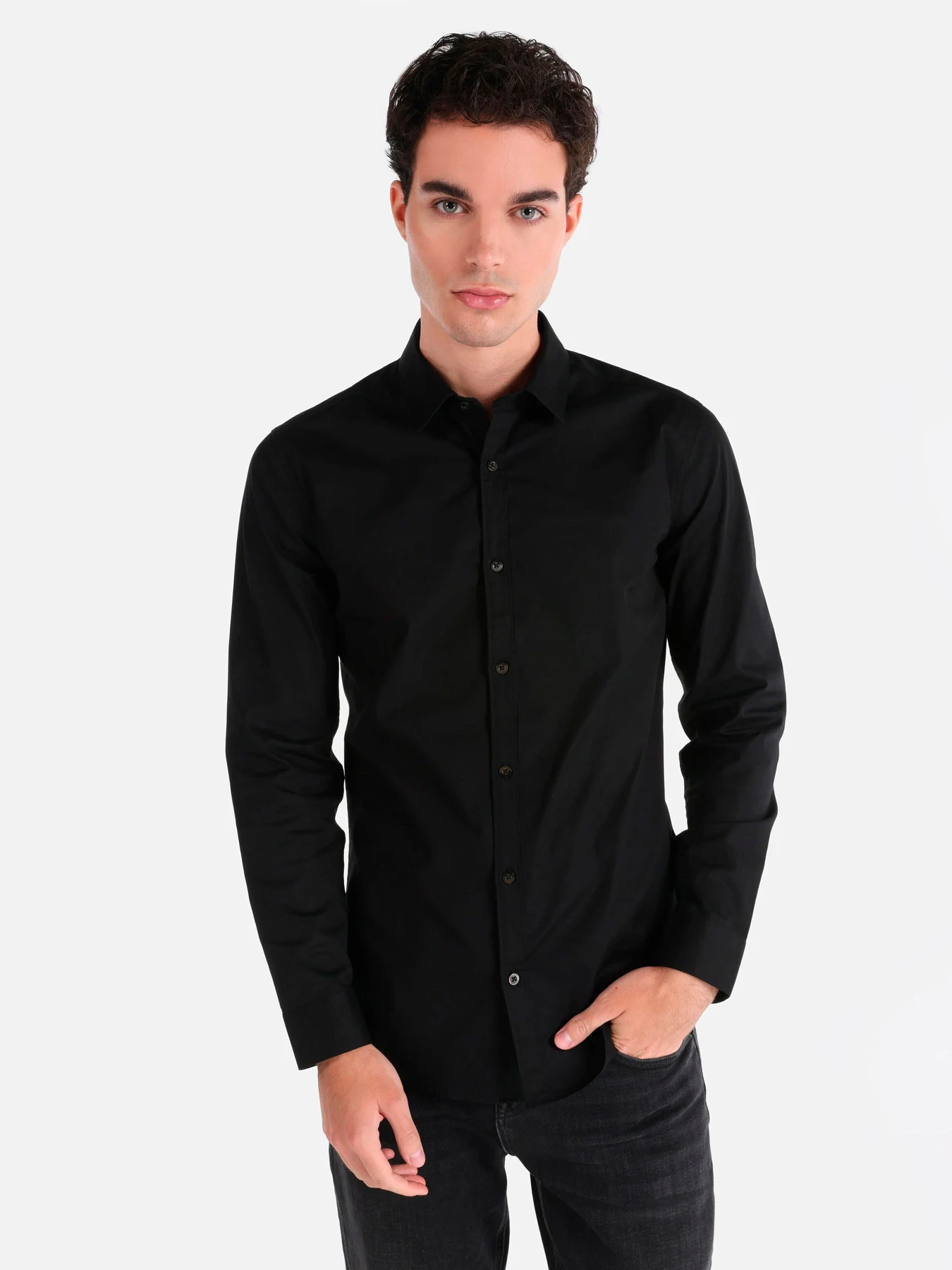 Рубашки Colin’s модель CL1041350_BLK Рубашки Colin’s модель CL1041350_BLK Фото