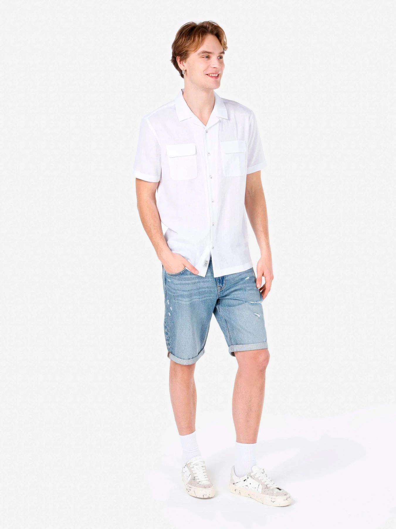 Рубашки Colin’s модель CL1068758_WHT Рубашки Colin’s модель CL1068758_WHT Фото