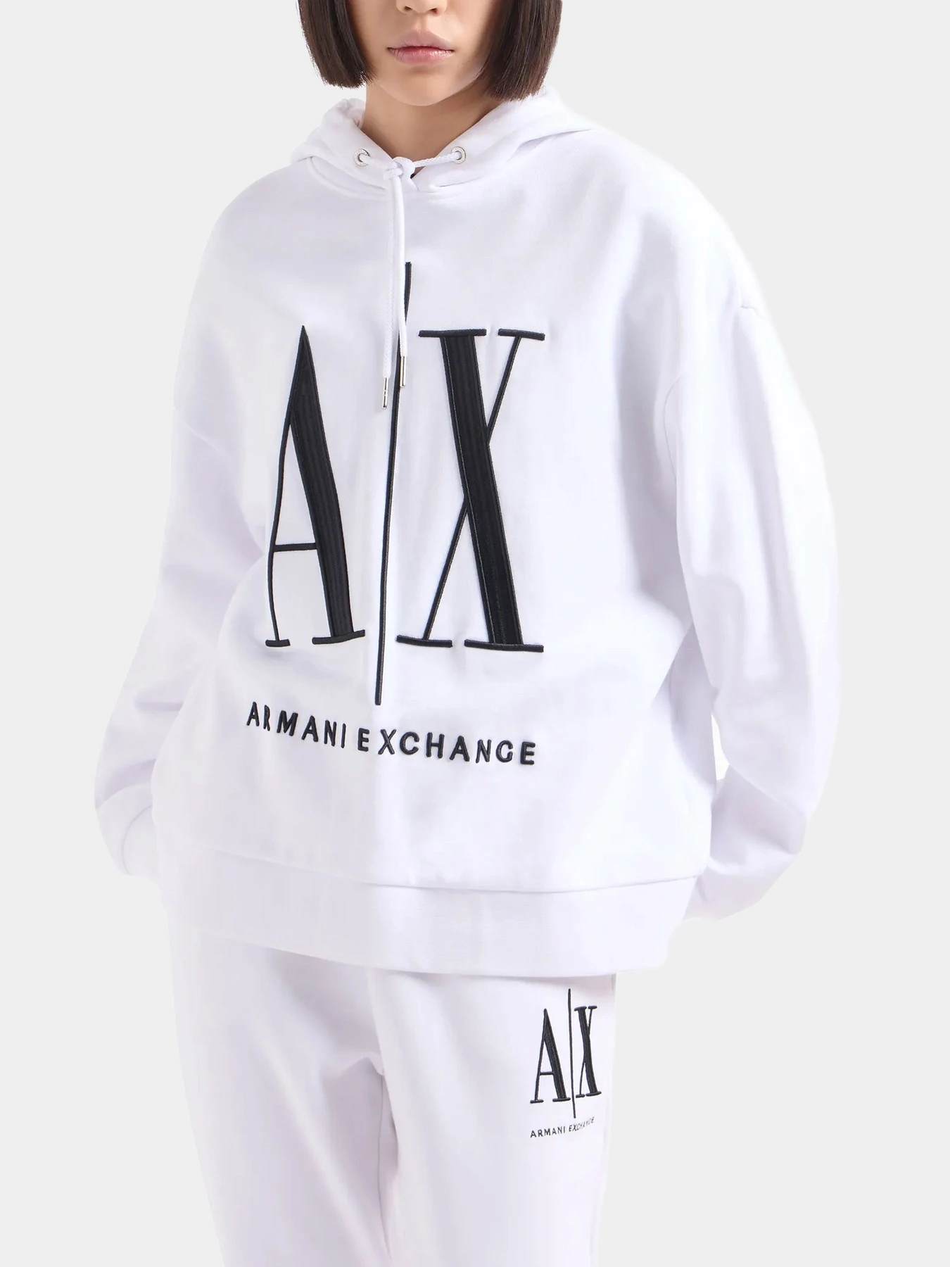 Худи и свитшоты Armani Exchange модель 8NYM52-YJ68Z-1000 Худи и свитшоты Armani Exchange модель 8NYM52-YJ68Z-1000 Фото
