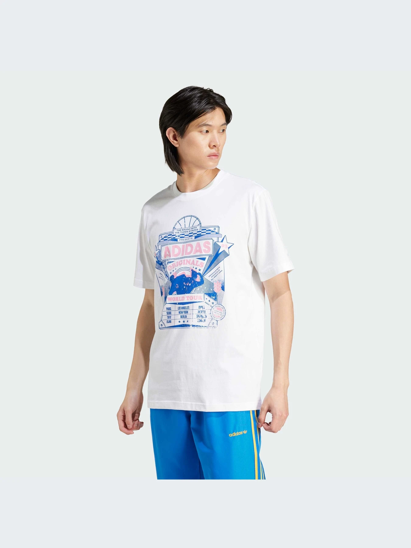 Футболки и поло Adidas Graphics модель IX6753-KZ Футболки и поло Adidas Graphics модель IX6753-KZ Фото