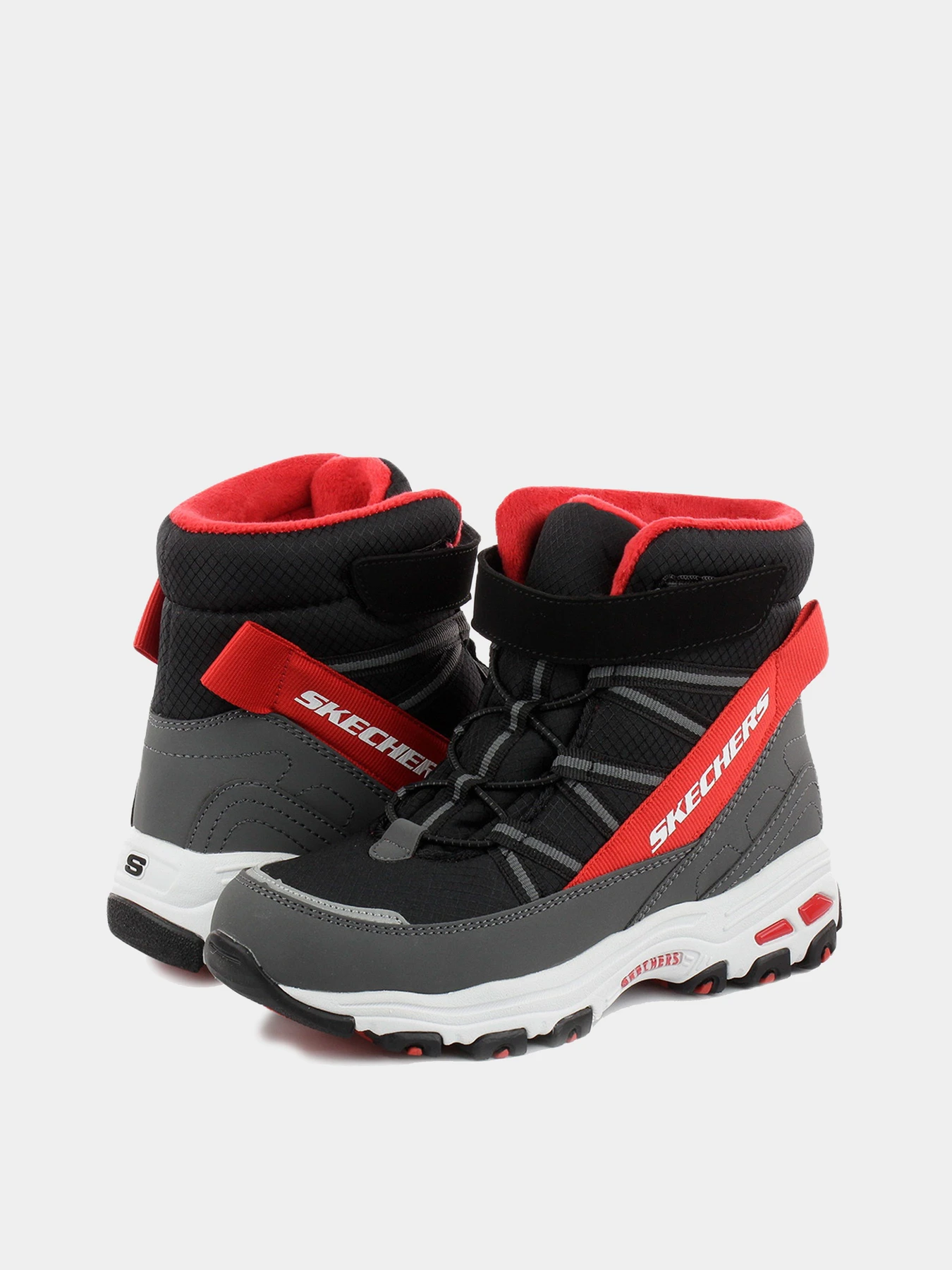 Ботинки и сапоги Skechers модель 660092L BKRD Ботинки и сапоги Skechers модель 660092L BKRD Фото