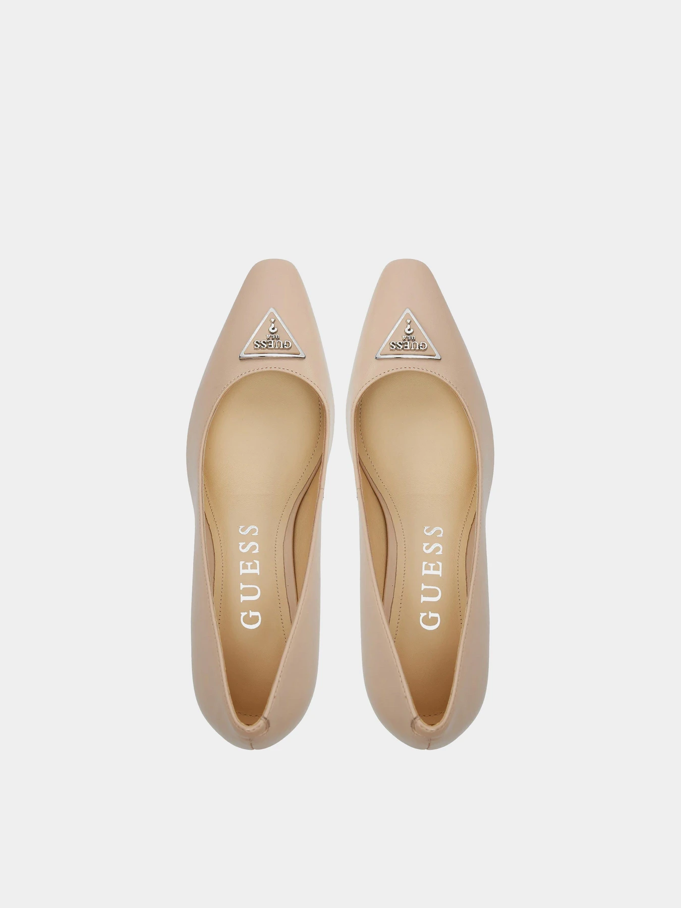Туфли и лоферы GUESS модель FLTVR2-LEA08-NUDE Туфли и лоферы GUESS модель FLTVR2-LEA08-NUDE Фото