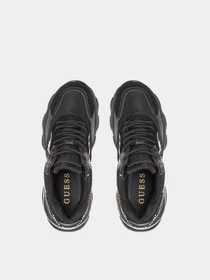 Кроссовки GUESS модель FL7MIC-FAL12-BLACK Фото
