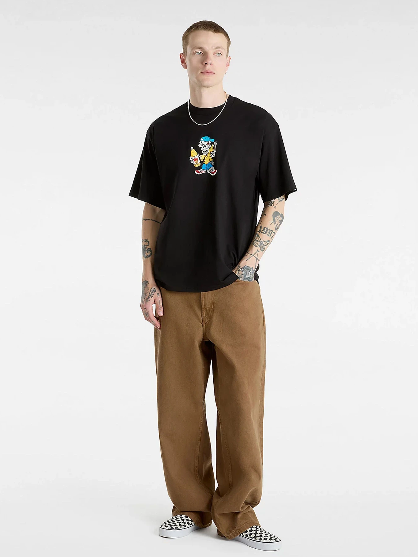 Футболки и поло Vans модель VN000HFRBLK1 Футболки и поло Vans модель VN000HFRBLK1 Фото