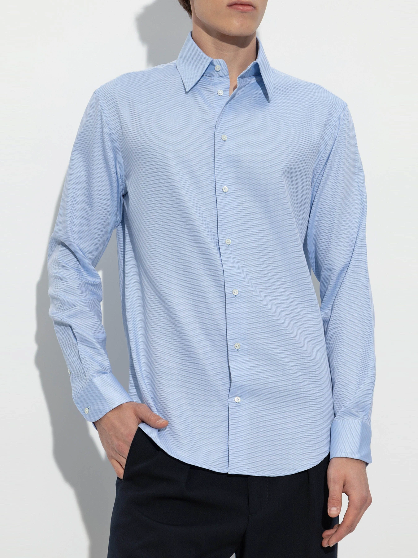 Рубашки Emporio Armani модель EM000194-TE10955-F9024 Рубашки Emporio Armani модель EM000194-TE10955-F9024 Фото