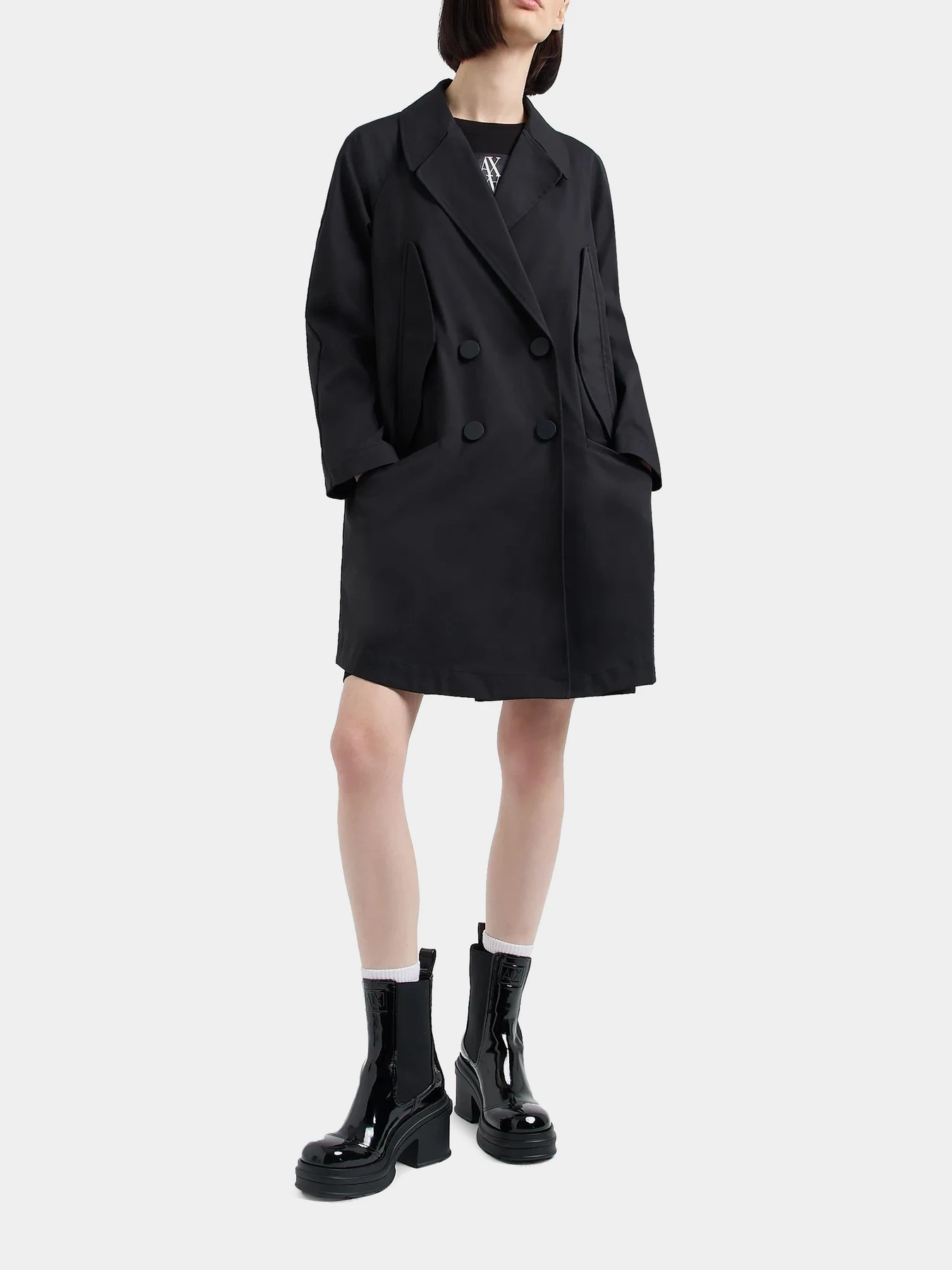 Пальто и плащи Armani Exchange модель 6DYK09-YN3UZ-1200 Пальто и плащи Armani Exchange модель 6DYK09-YN3UZ-1200 Фото
