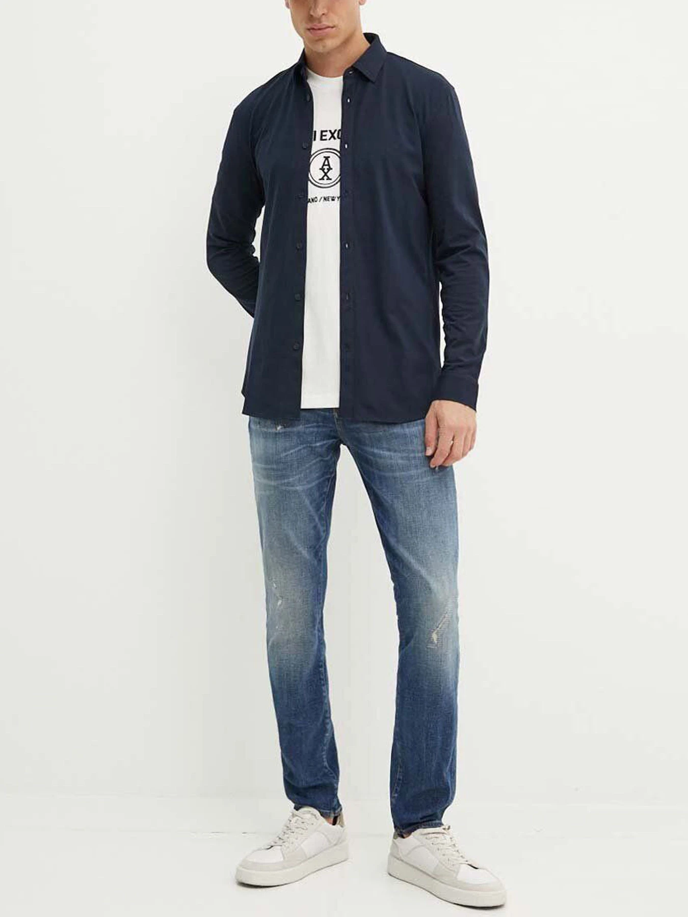 Рубашки Armani Exchange модель 6DZCHJ-ZJEAZ-1510 Рубашки Armani Exchange модель 6DZCHJ-ZJEAZ-1510 Фото
