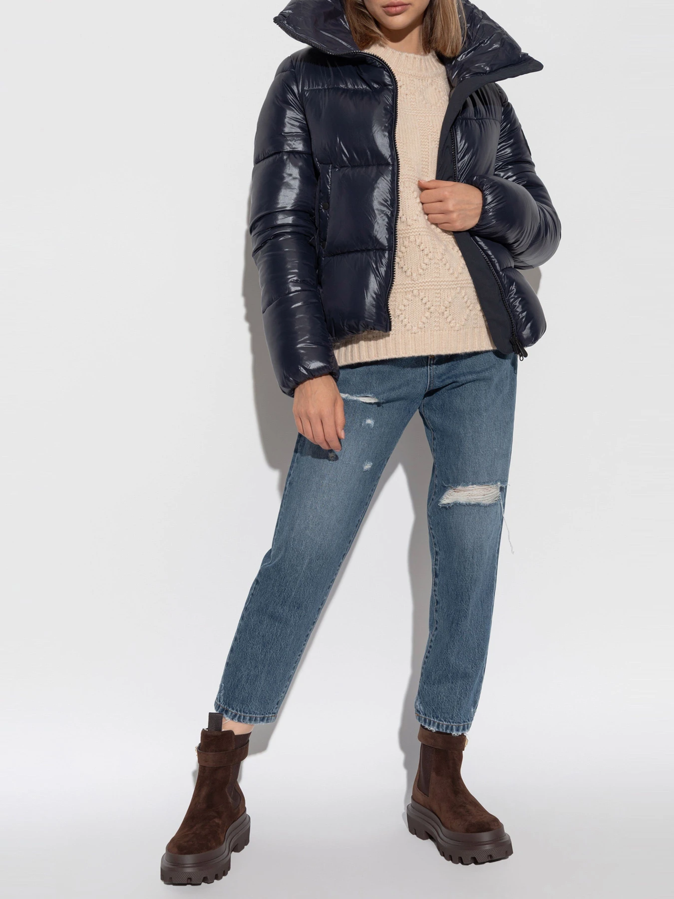 Куртки и дубленки Save the duck модель D39370W-LUCK19-90010-BLUE BLACK Куртки и дубленки Save the duck модель D39370W-LUCK19-90010-BLUE BLACK Фото