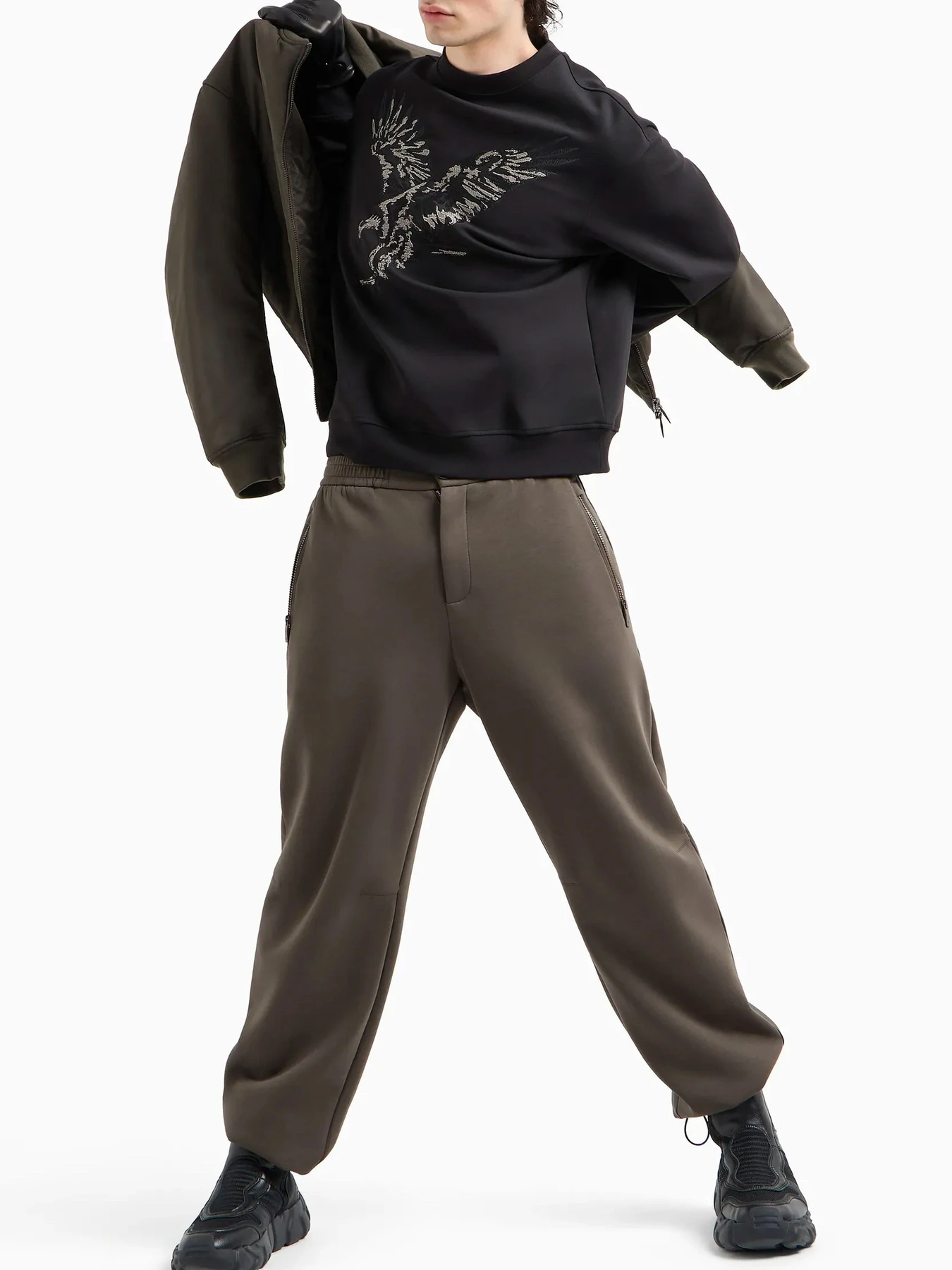 Худи и свитшоты Armani Exchange модель 6DZMAE-ZJKBZ-1200 Худи и свитшоты Armani Exchange модель 6DZMAE-ZJKBZ-1200 Фото