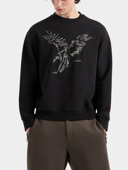Худи и свитшоты Armani Exchange модель 6DZMAE-ZJKBZ-1200 Фото