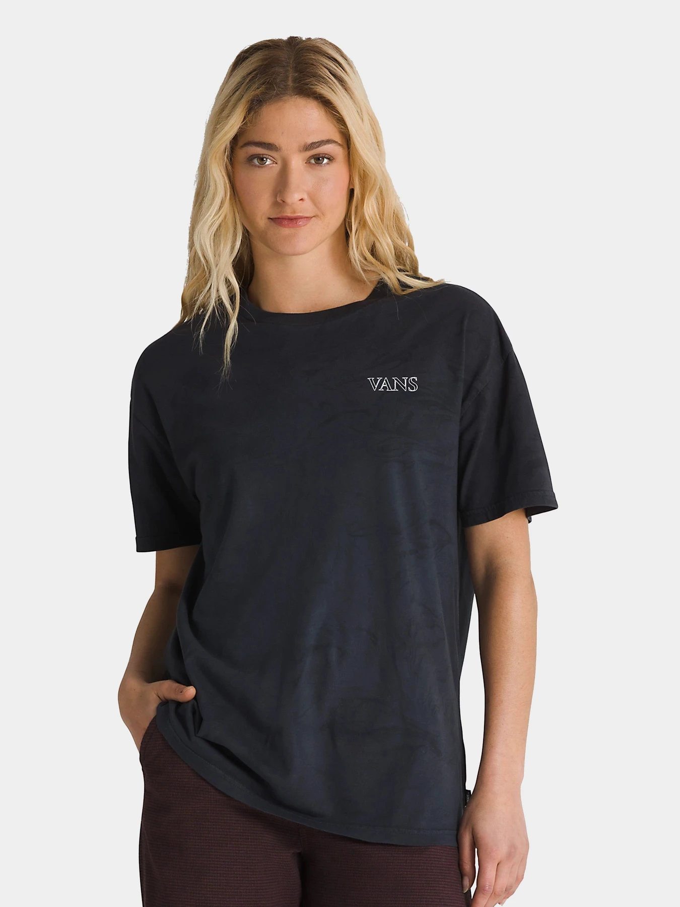 Футболки и поло Vans модель VN000HHRBLK1 Футболки и поло Vans модель VN000HHRBLK1 Фото