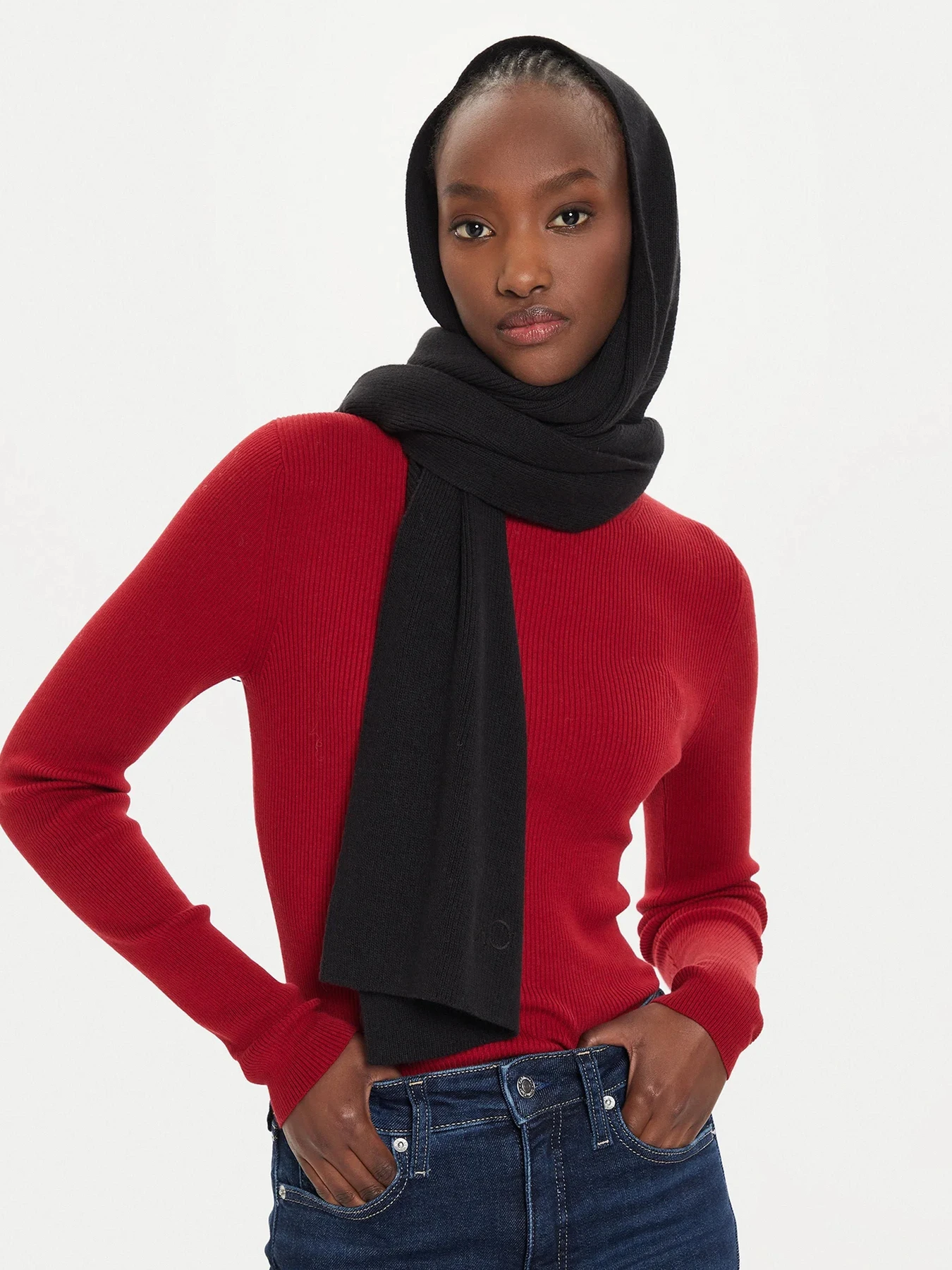 Шарфы и платки Calvin Klein модель K60K612601-BEH Шарфы и платки Calvin Klein модель K60K612601-BEH Фото