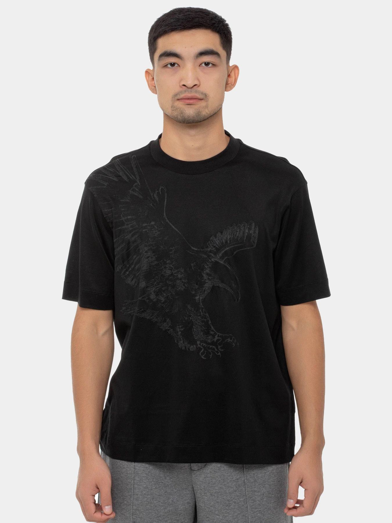 Футболки и поло Emporio Armani модель 6D1TF2-1JOSZ-0999 Футболки и поло Emporio Armani модель 6D1TF2-1JOSZ-0999 Фото