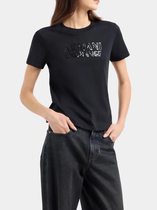 Футболкалар мен поло жейделер Armani Exchange үлгі XW000060-AF10354-UC001 Фото
