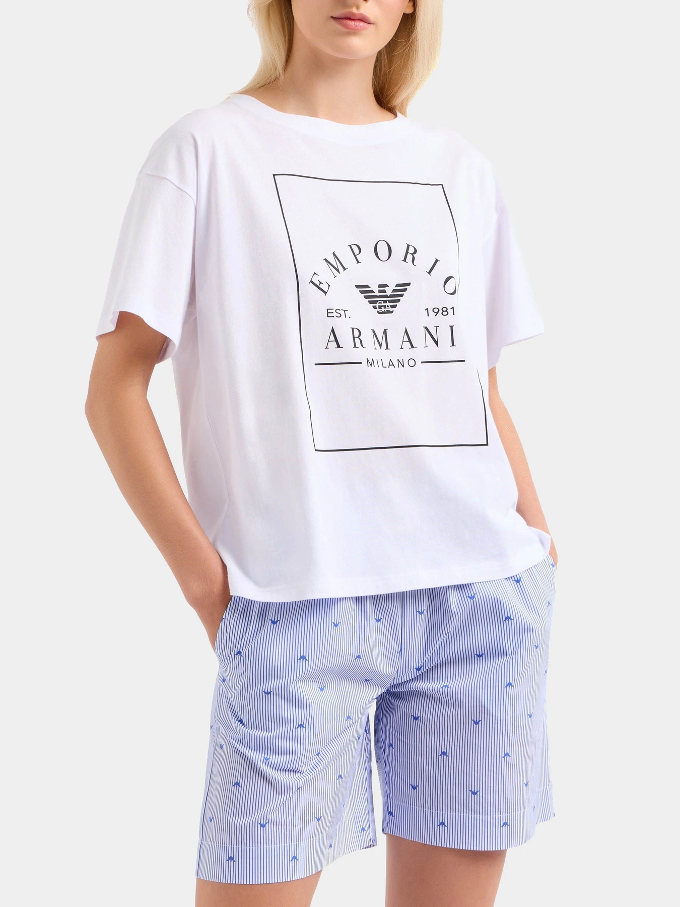Футболки и поло Emporio Armani модель EW000553-AF10887-U0002 Футболки и поло Emporio Armani модель EW000553-AF10887-U0002 Фото