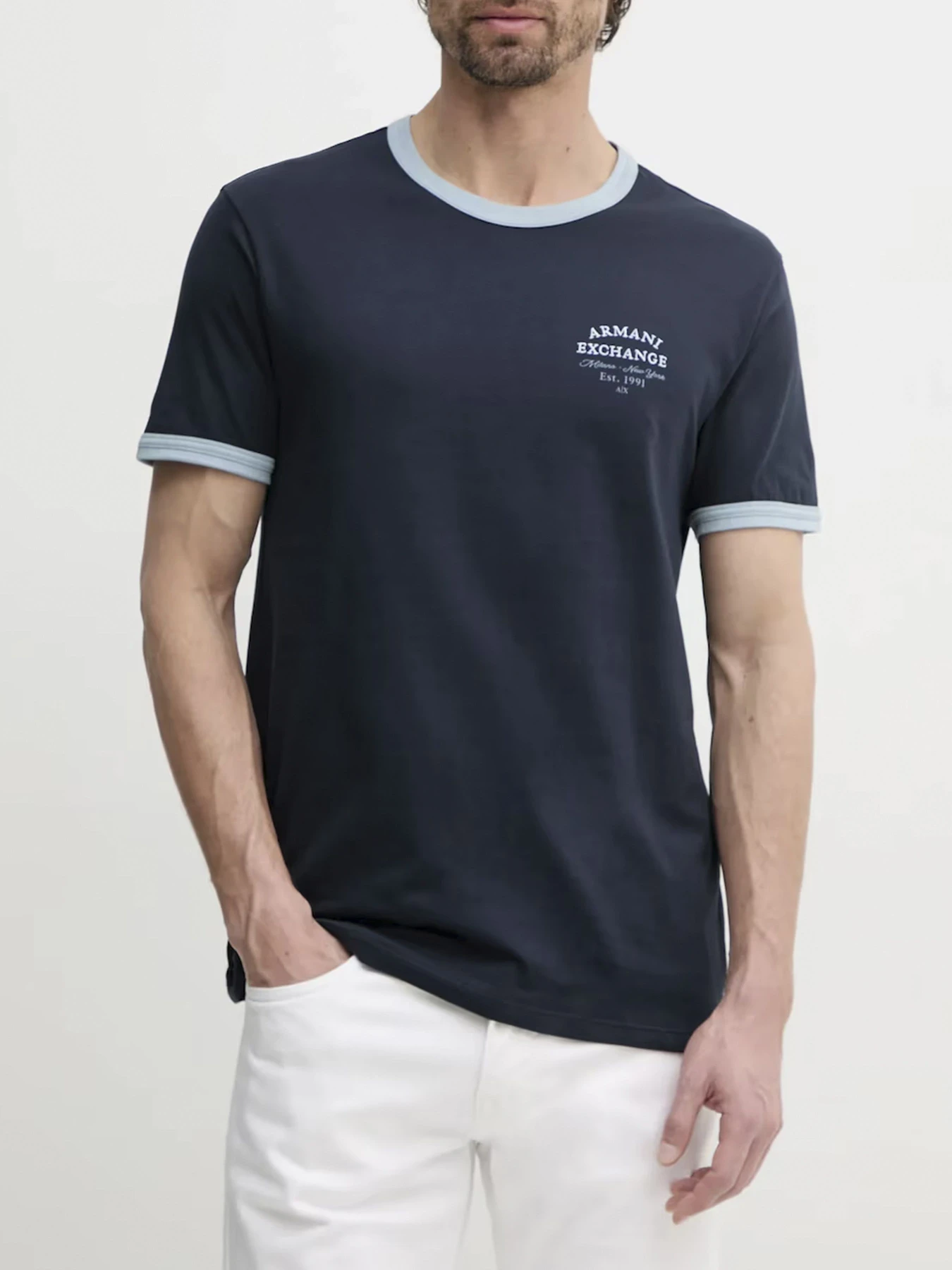 Футболки и поло Armani Exchange модель XM000536-AF10334-UB101 Футболки и поло Armani Exchange модель XM000536-AF10334-UB101 Фото
