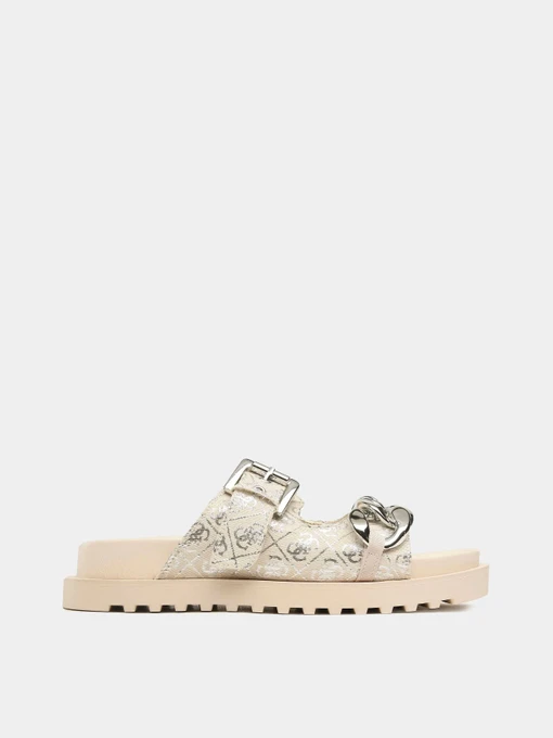 Шлёпанцы GUESS модель FL6FAT-FAL03-BEISI Фото